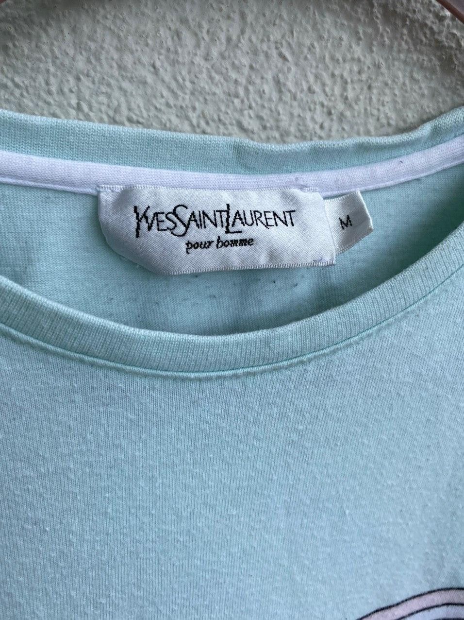 Yves Saint Laurent Multicolor YSL T-shirt Mint Double Layer Size US M / EU 48-50 / 2 - 4 Thumbnail