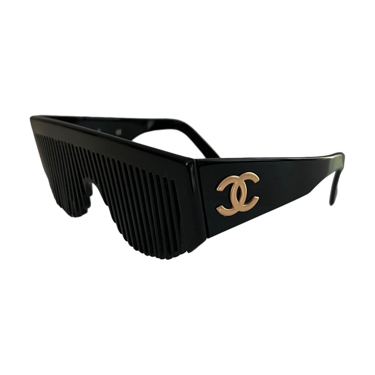 Chanel Chanel '93 Comb CC Logo Sunglasses Size ONE SIZE - 1 Thumbnail