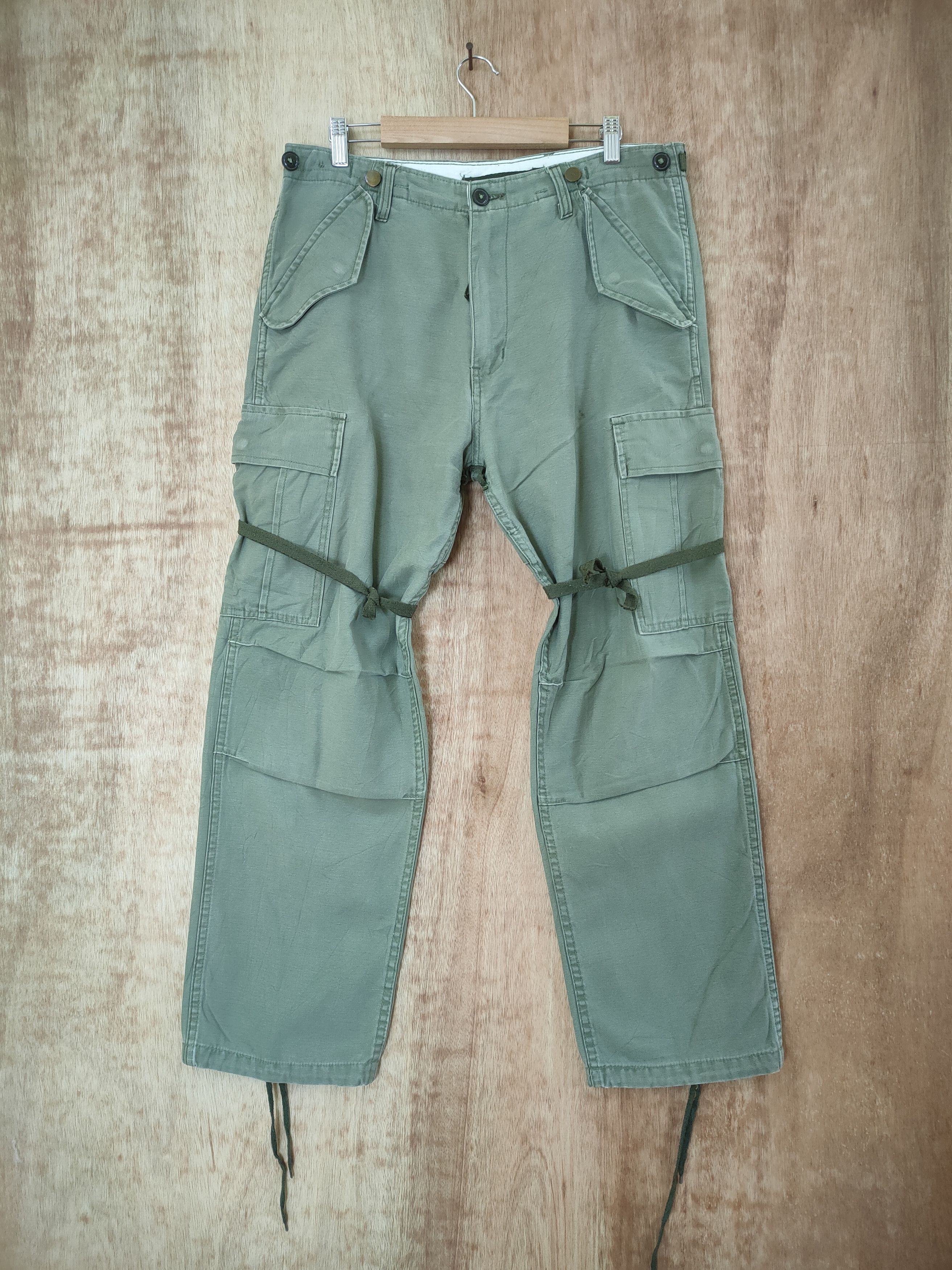 Japanese Brand VINTAGE BONDAGE CARGO PANTS Size US 34 / EU 50 - 1 Thumbnail