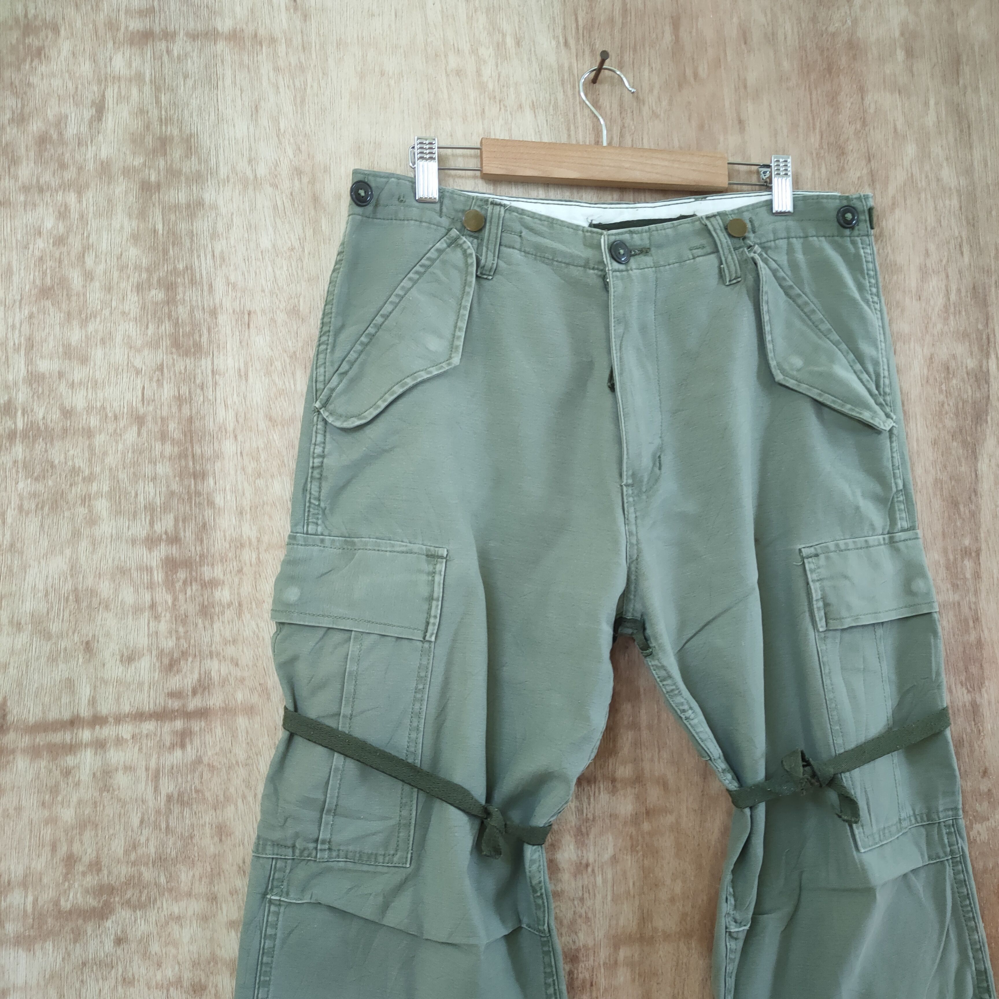 Japanese Brand VINTAGE BONDAGE CARGO PANTS Size US 34 / EU 50 - 7 Thumbnail
