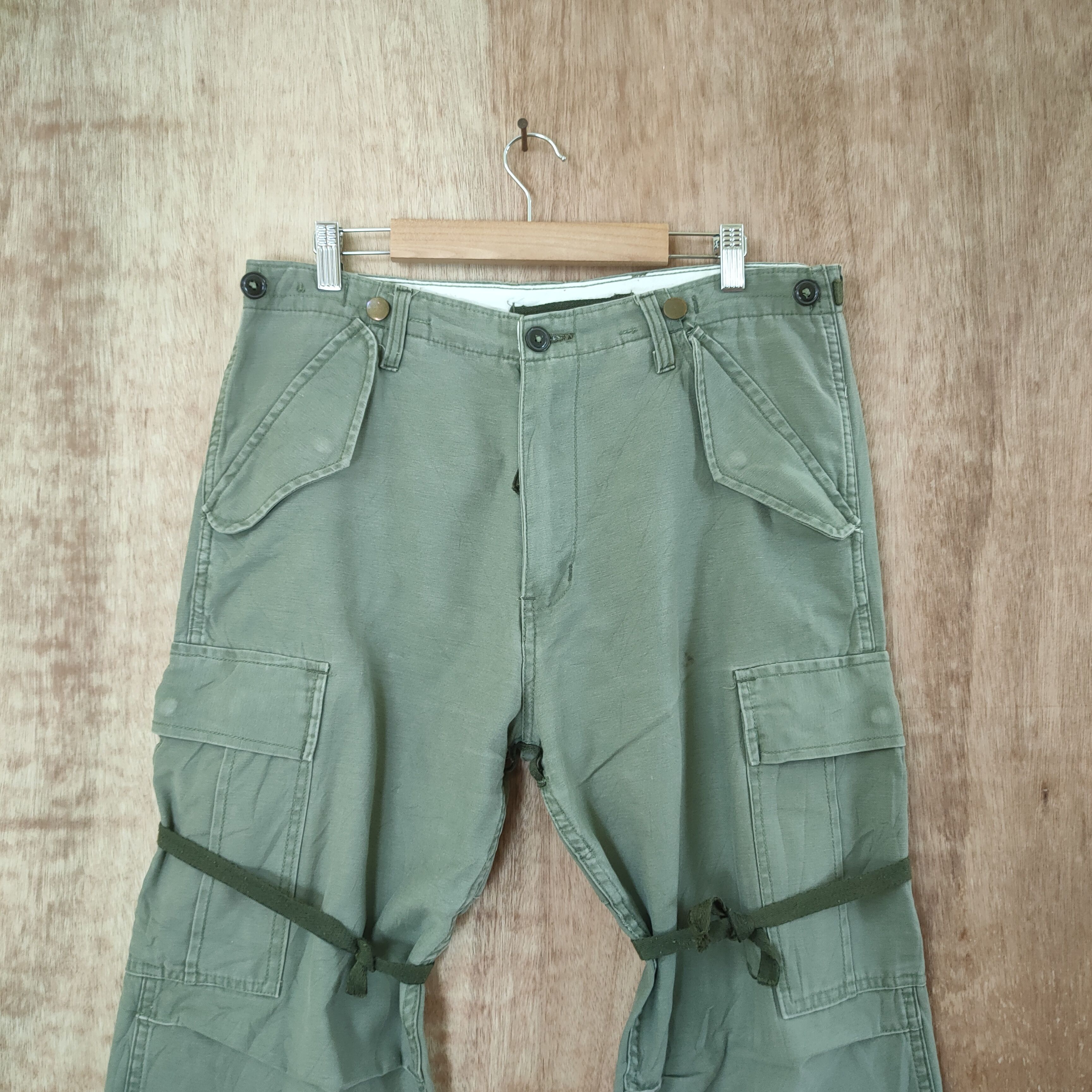 Japanese Brand VINTAGE BONDAGE CARGO PANTS Size US 34 / EU 50 - 4 Thumbnail