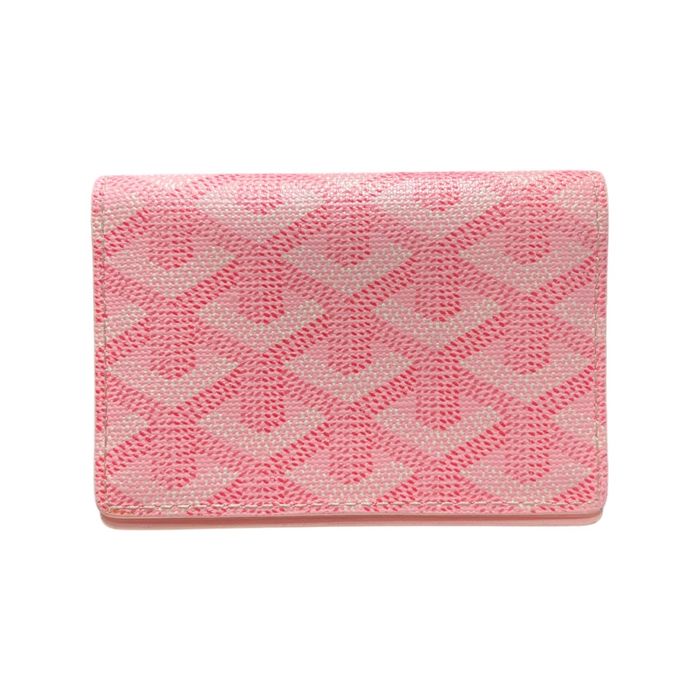Goyard Goyard Pink Malesherbes Card Holder Wallet
