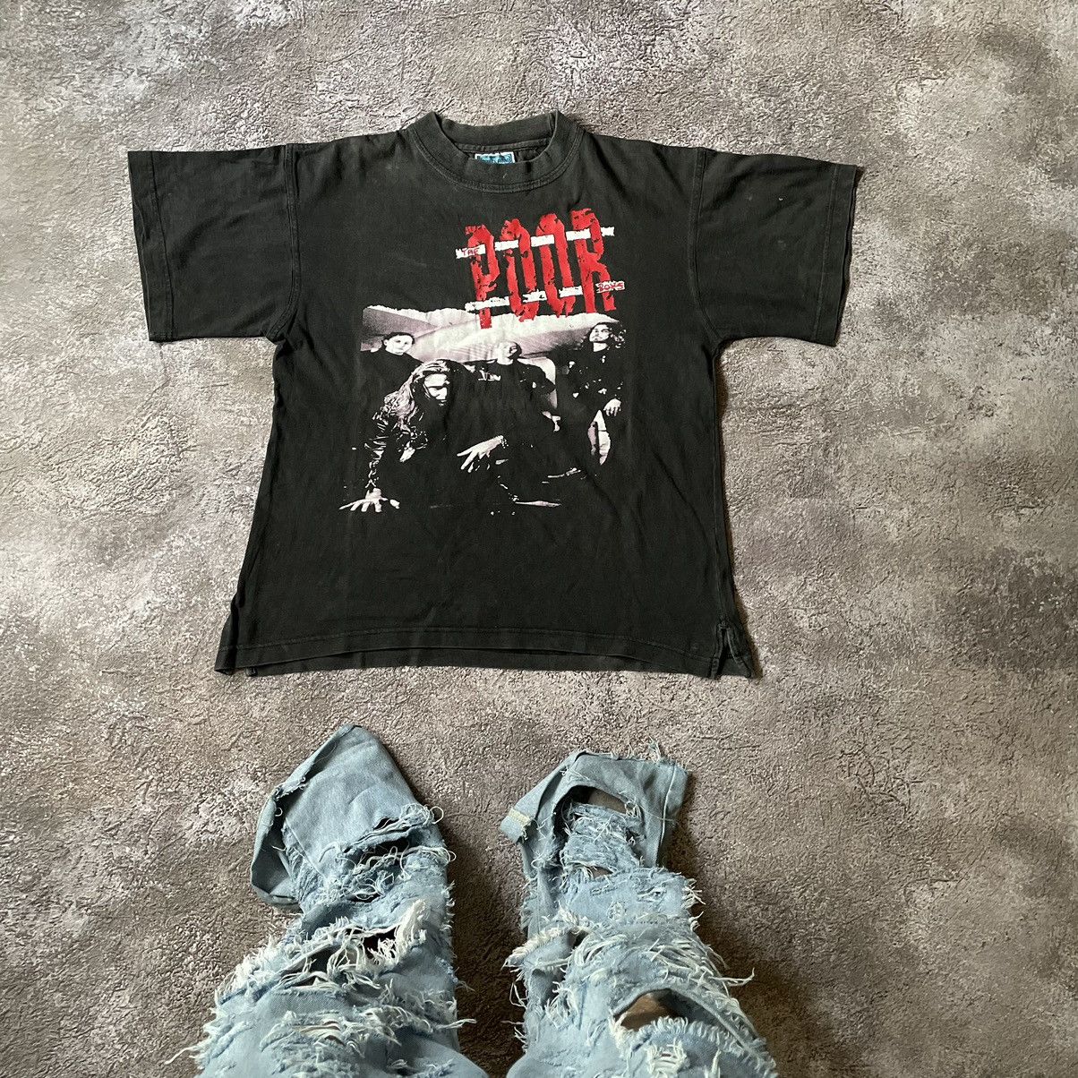 Vintage Vintage 90s Graphic Tee Sun Faded Skull Print Grunge Boxy XL Size US XL / EU 56 / 4 - 1 Thumbnail