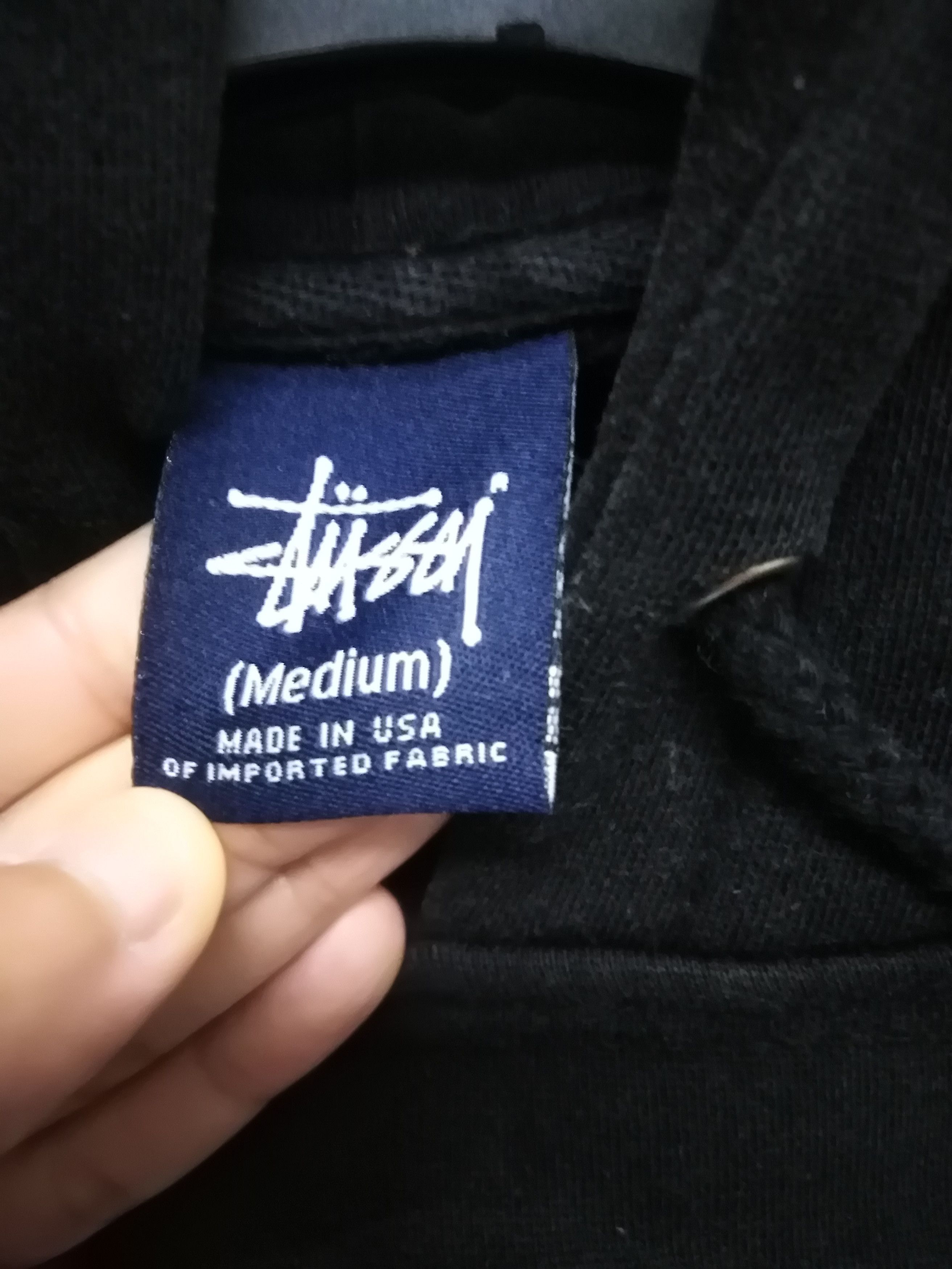 Stussy Stussy Medium Black Hoodie Sweater Size US M / EU 48-50 / 2 - 4 Thumbnail