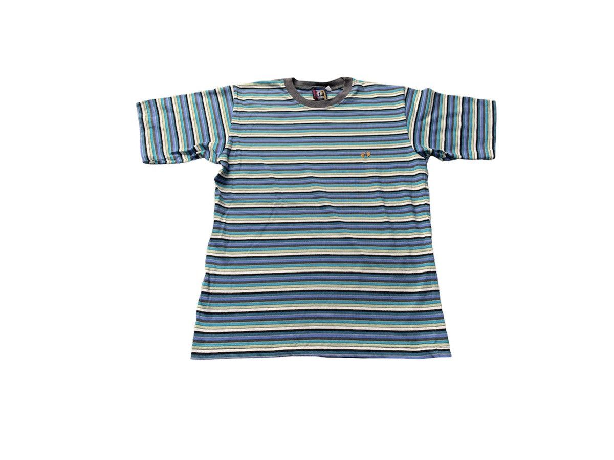 Vintage Hang Ten USA Striped Tee Beach Surf Hawaii Unisex