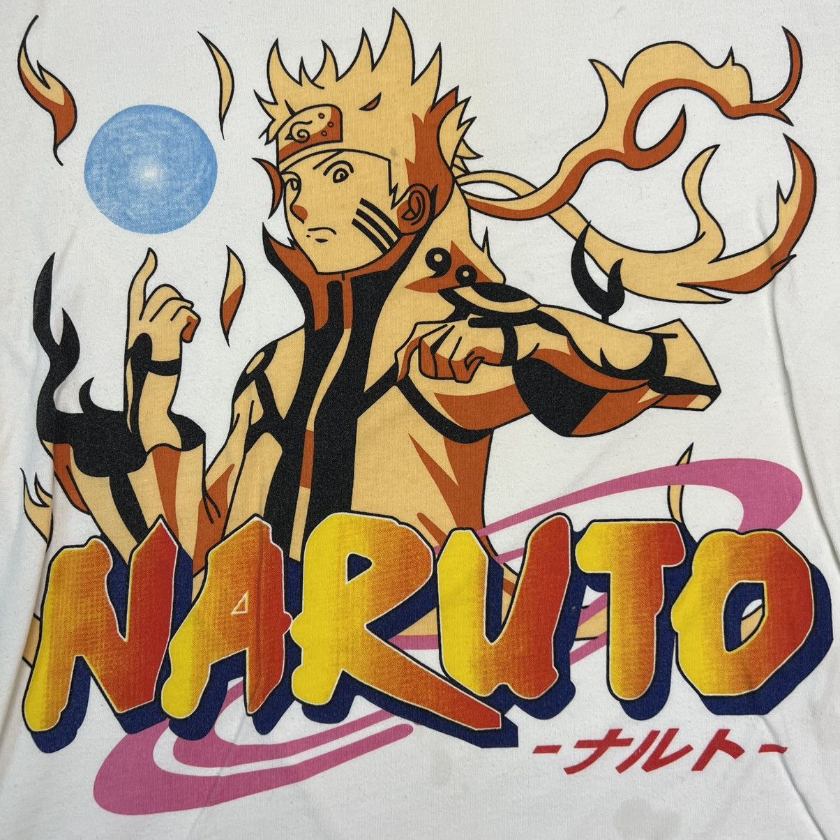 Anime Naruto Shippuden T Shirt Naruto Nine Tails Anime Graphic Tee Size US M / EU 48-50 / 2 - 2 Thumbnail