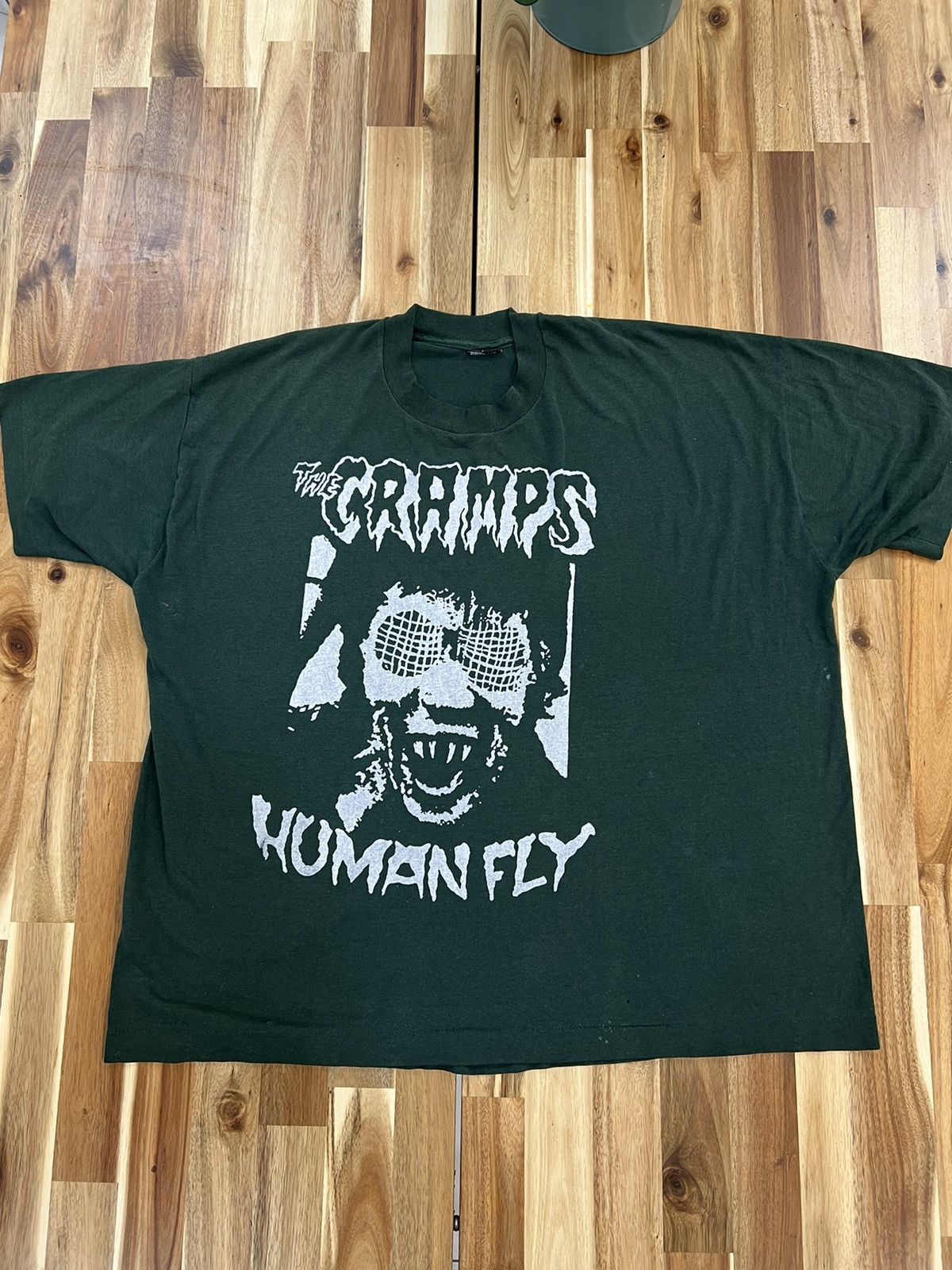 Band Tees VINTAGE 80’s THE CRUMPS HUMAN FLY T-SHIRT Size US XXL / EU 58 / 5 - 2 Thumbnail