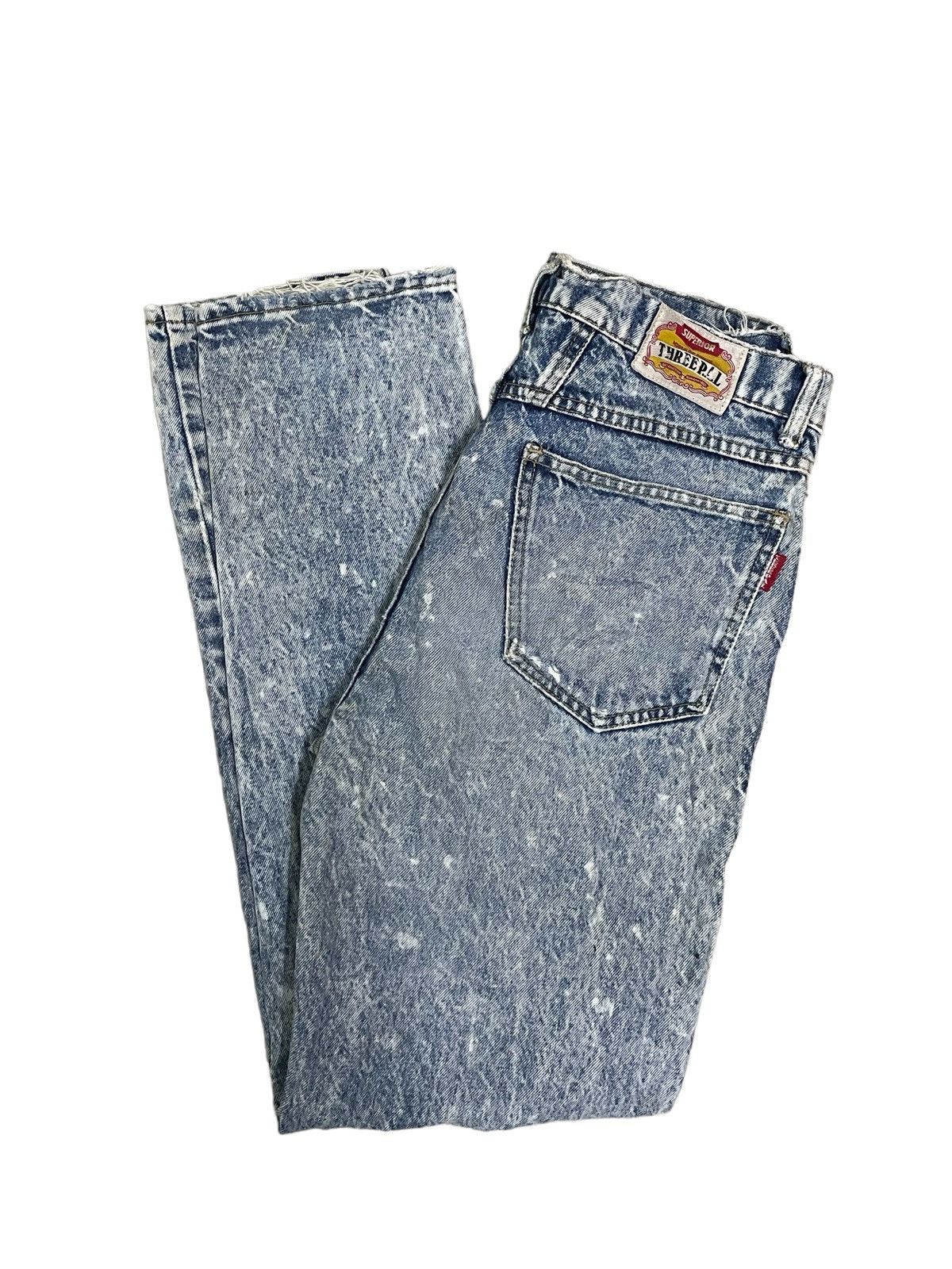 Japanese Brand Vintage Japanese Streetstyle Mid Rise Acid Wash Ripped Jeans Size 29" - 11 Thumbnail
