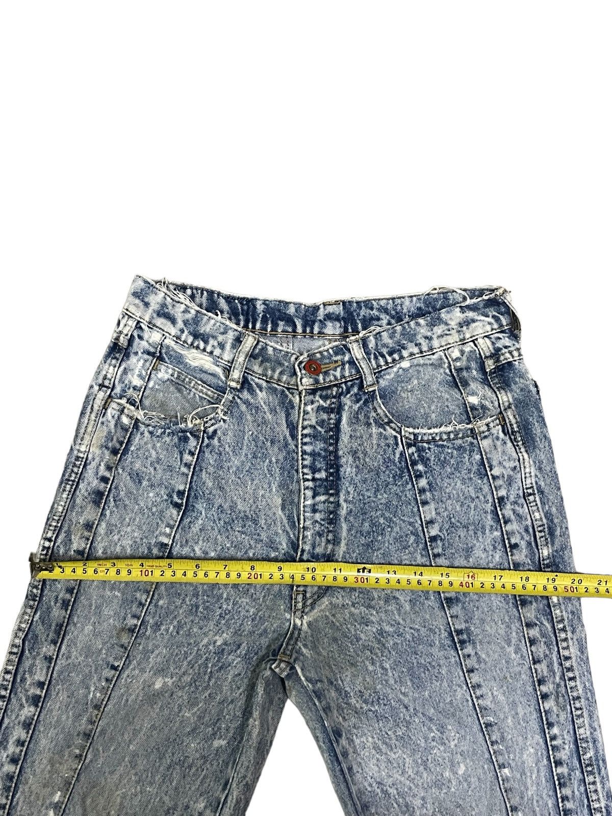 Japanese Brand Vintage Japanese Streetstyle Mid Rise Acid Wash Ripped Jeans Size 29" - 14 Thumbnail