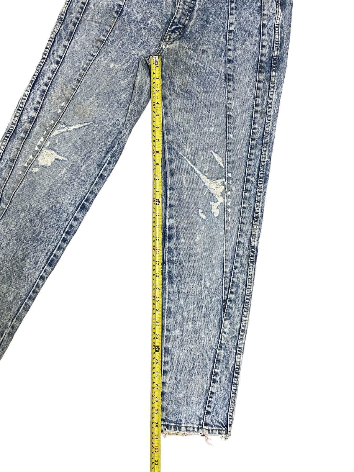 Japanese Brand Vintage Japanese Streetstyle Mid Rise Acid Wash Ripped Jeans Size 29" - 15 Thumbnail
