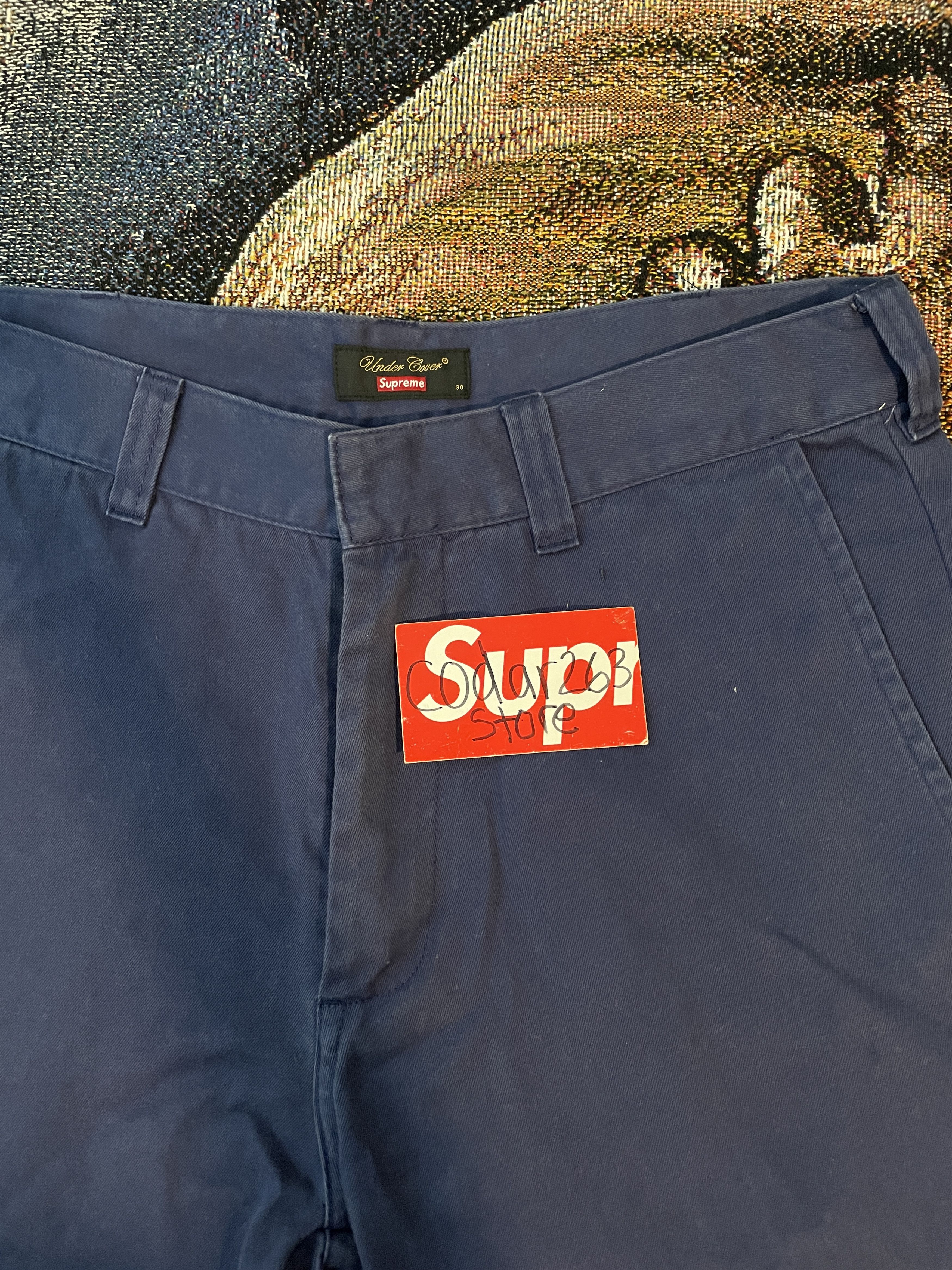 Supreme × Undercover Anarchy Bondage Work Pants FW16 Supreme Undercover Navy Blue Size US 30 / EU 46 - 5 Thumbnail