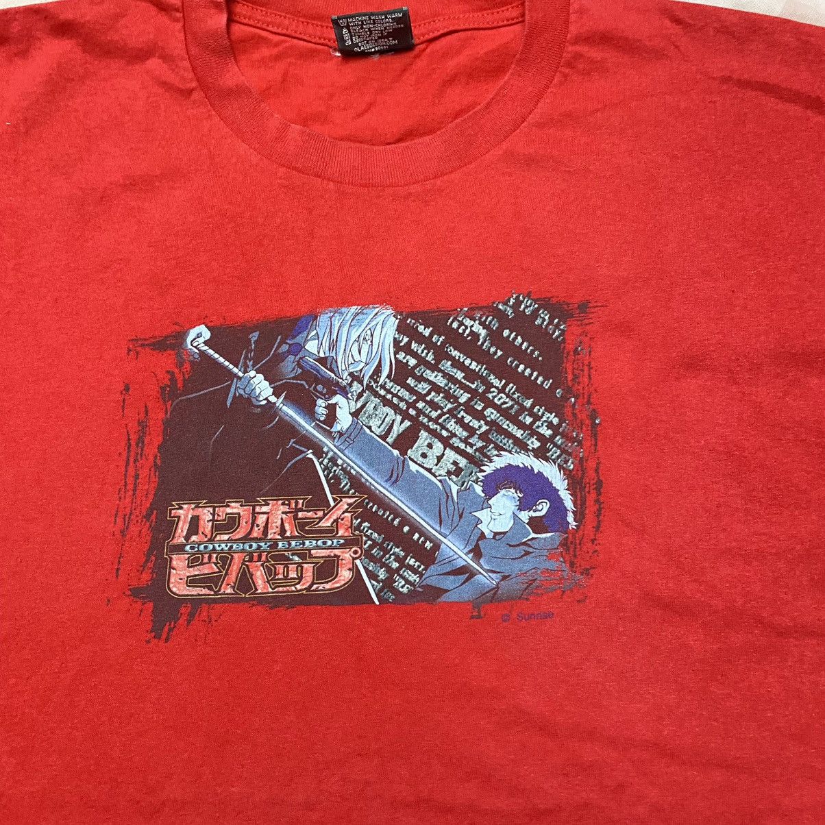Cartoon Network × Japanese Brand × Vintage VINTAGE COWBOY BEBOP ANIME MANGA T SHIRT SUNRISE RARE Size US XL / EU 56 / 4 - 2 Thumbnail