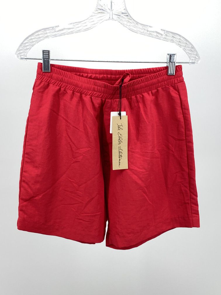 Image of The Elder Statesman Beach Shorts in Red, Men's (Size 30)