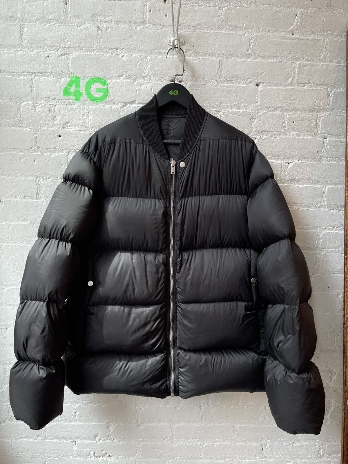 Rick Owens Rick Owens Black Puffer Jacket Fits M or L Size US M / EU 48-50 / 2 - 2 Thumbnail