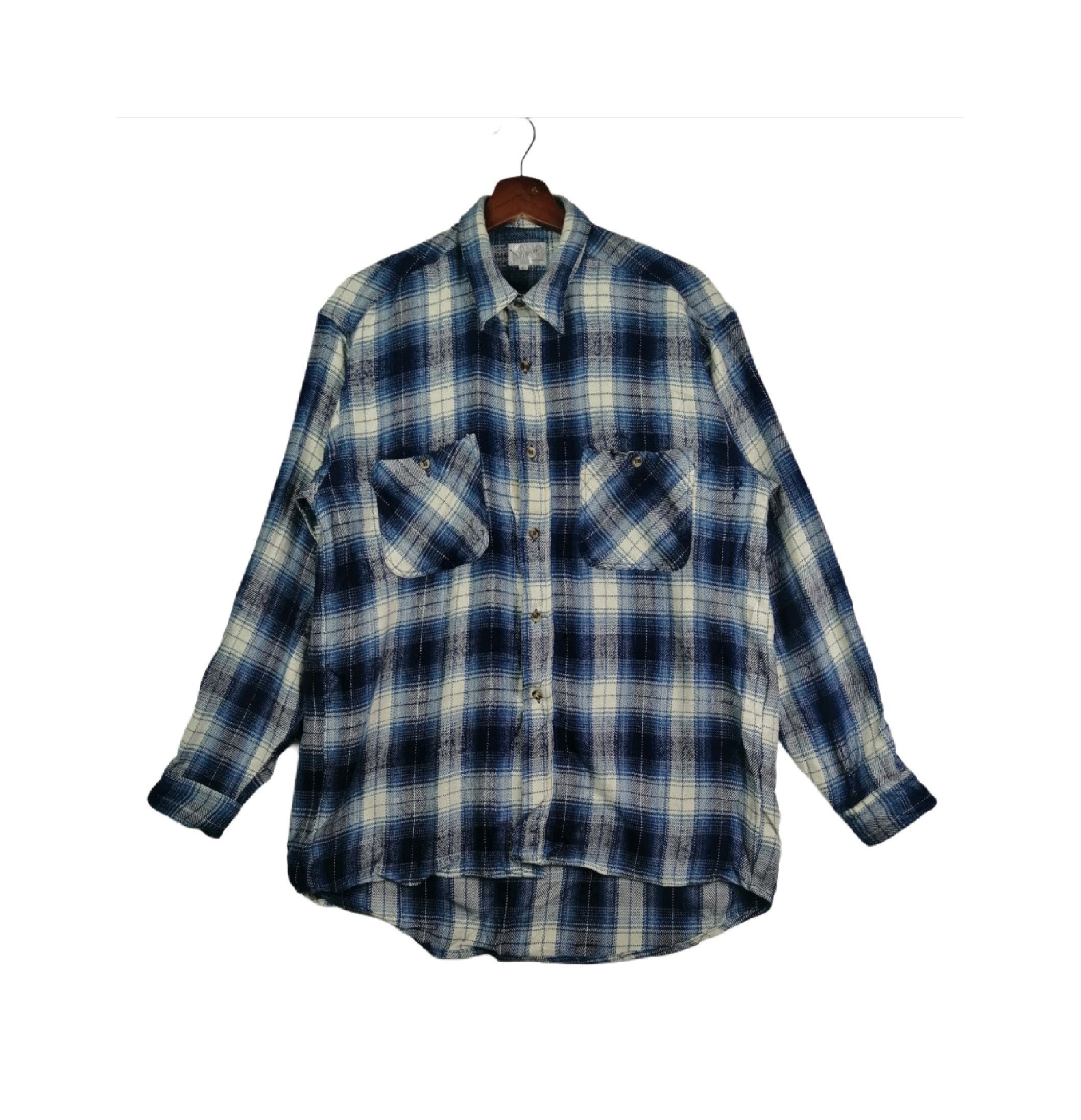 Flannel × Vintage Pin-Up Pour Home Flannel Checked Button Up Size US L / EU 52-54 / 3 - 1 Thumbnail