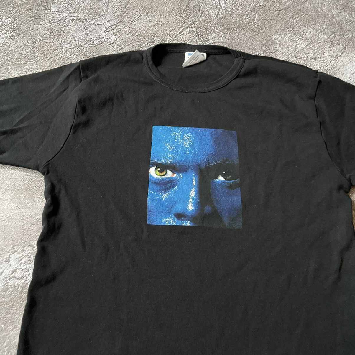 Vintage Vintage Y2K Blue Graphic Tee Grunge Skate Aesthetic Washed M Size US M / EU 48-50 / 2 - 5 Thumbnail
