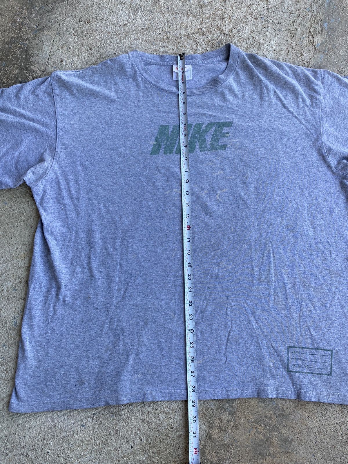 Nike × Vintage Vintage 90’s Crazy Nike Distressed Made In USA Shirt Size US XL / EU 56 / 4 - 13 Thumbnail