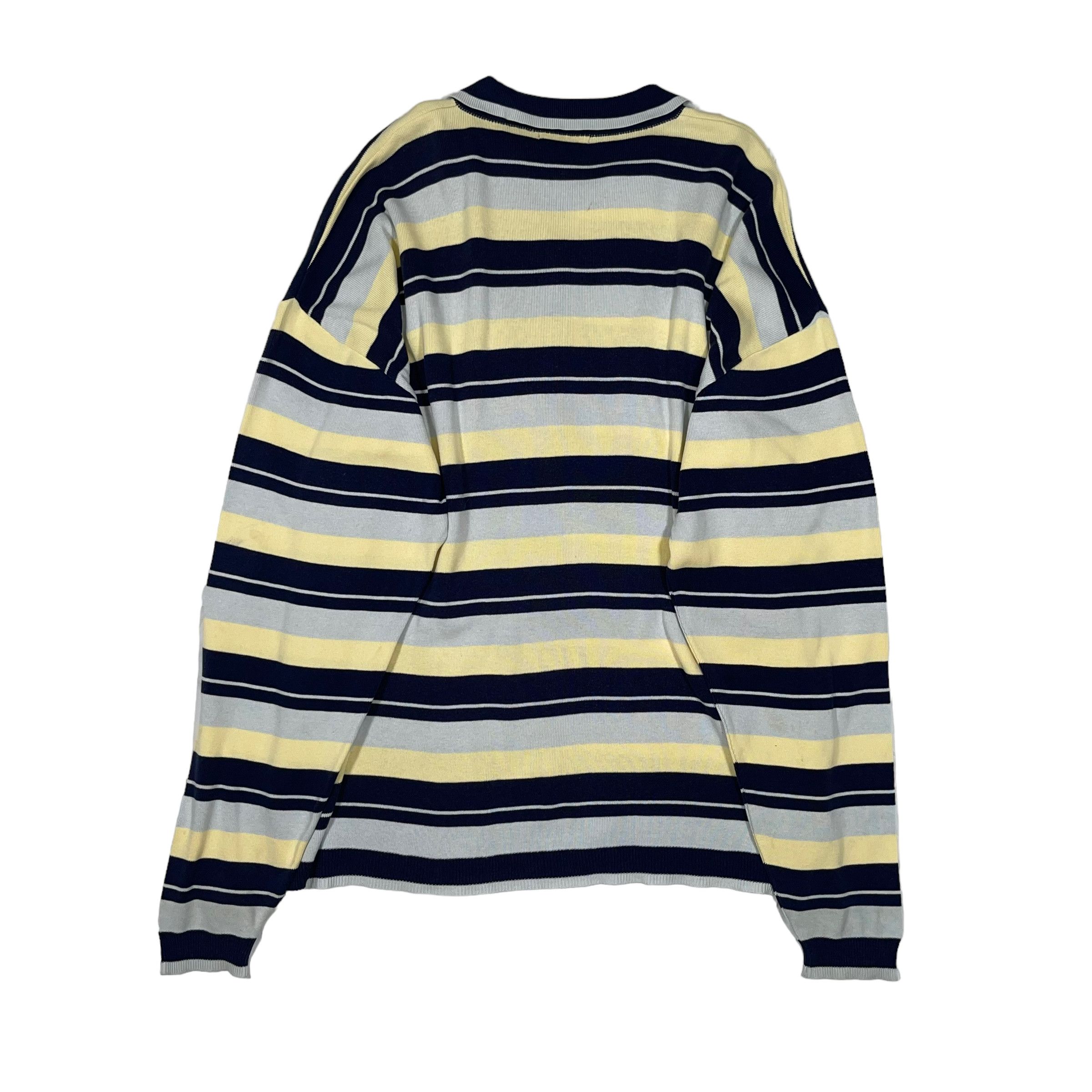 Fragment Design × GOODENOUGH × Hiroshi Fujiwara Goodenough Hip Hop Striped Over Size Rugby Polo Size US XL / EU 56 / 4 - 3 Thumbnail