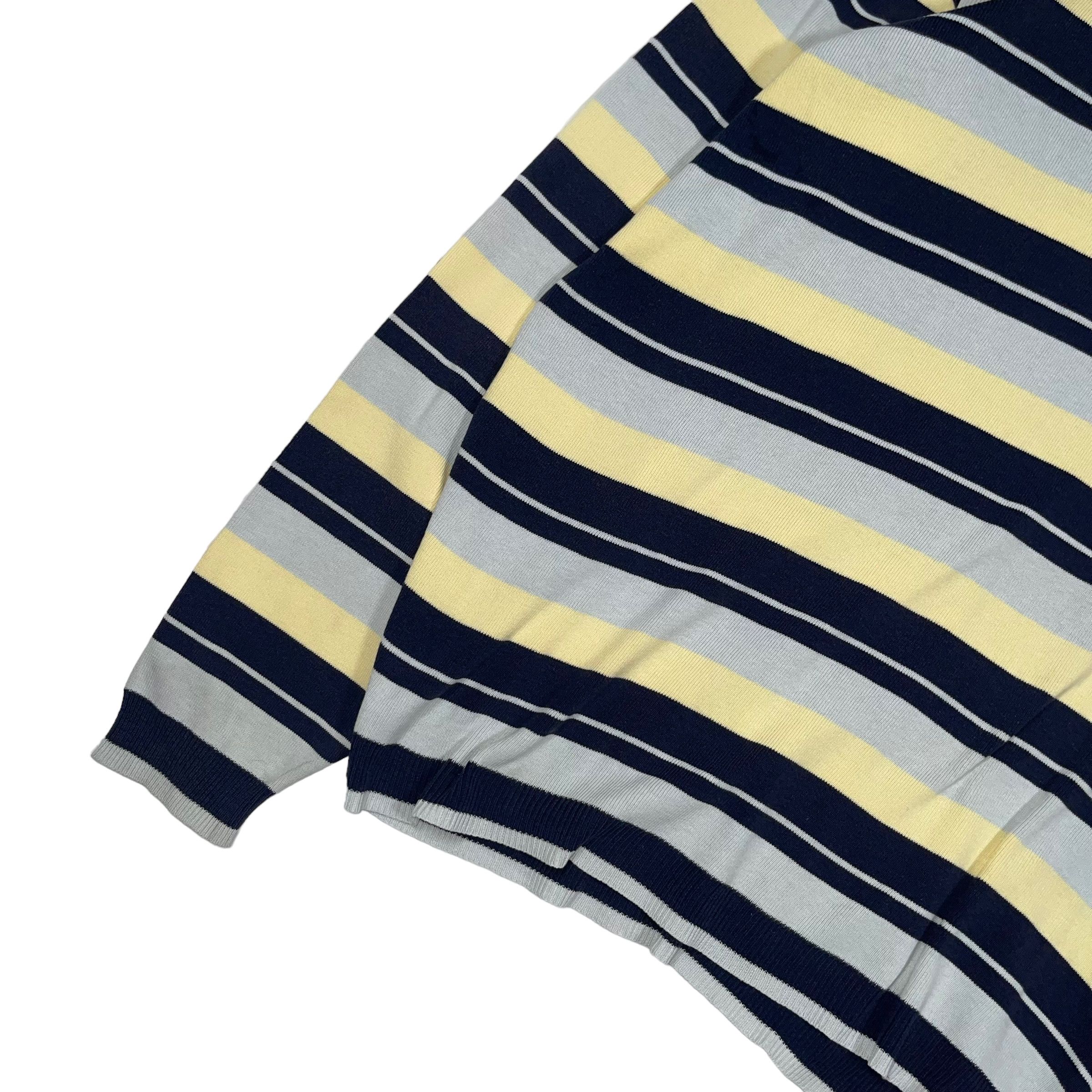 Fragment Design × GOODENOUGH × Hiroshi Fujiwara Goodenough Hip Hop Striped Over Size Rugby Polo Size US XL / EU 56 / 4 - 4 Thumbnail