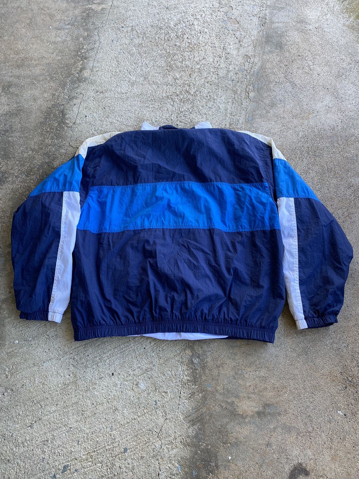 Nike × Vintage Vintage 90’s Crazy Nike Full Zip Windbreaker Jacket Size US XL / EU 56 / 4 - 10 Thumbnail