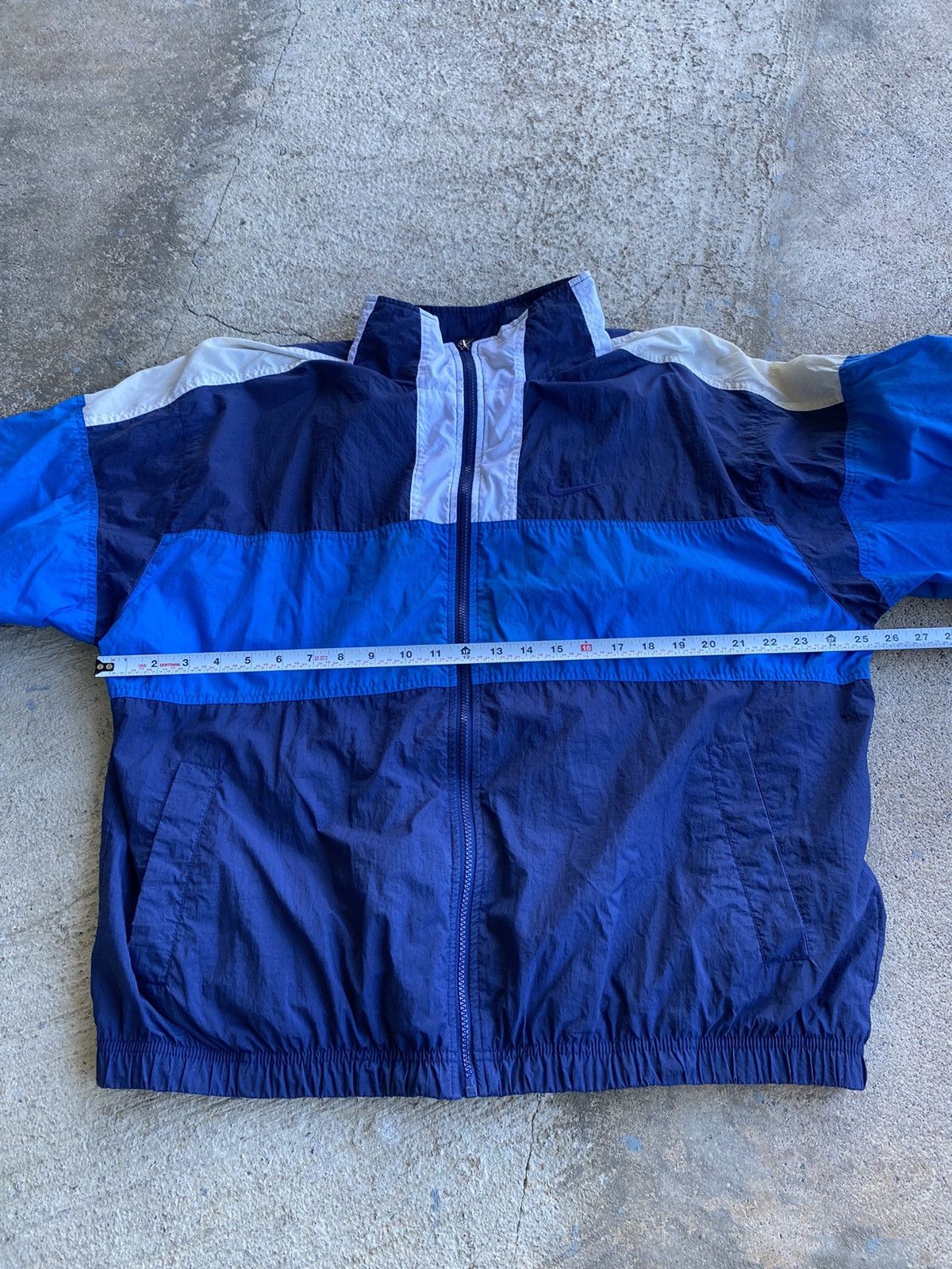 Nike × Vintage Vintage 90’s Crazy Nike Full Zip Windbreaker Jacket Size US XL / EU 56 / 4 - 13 Thumbnail