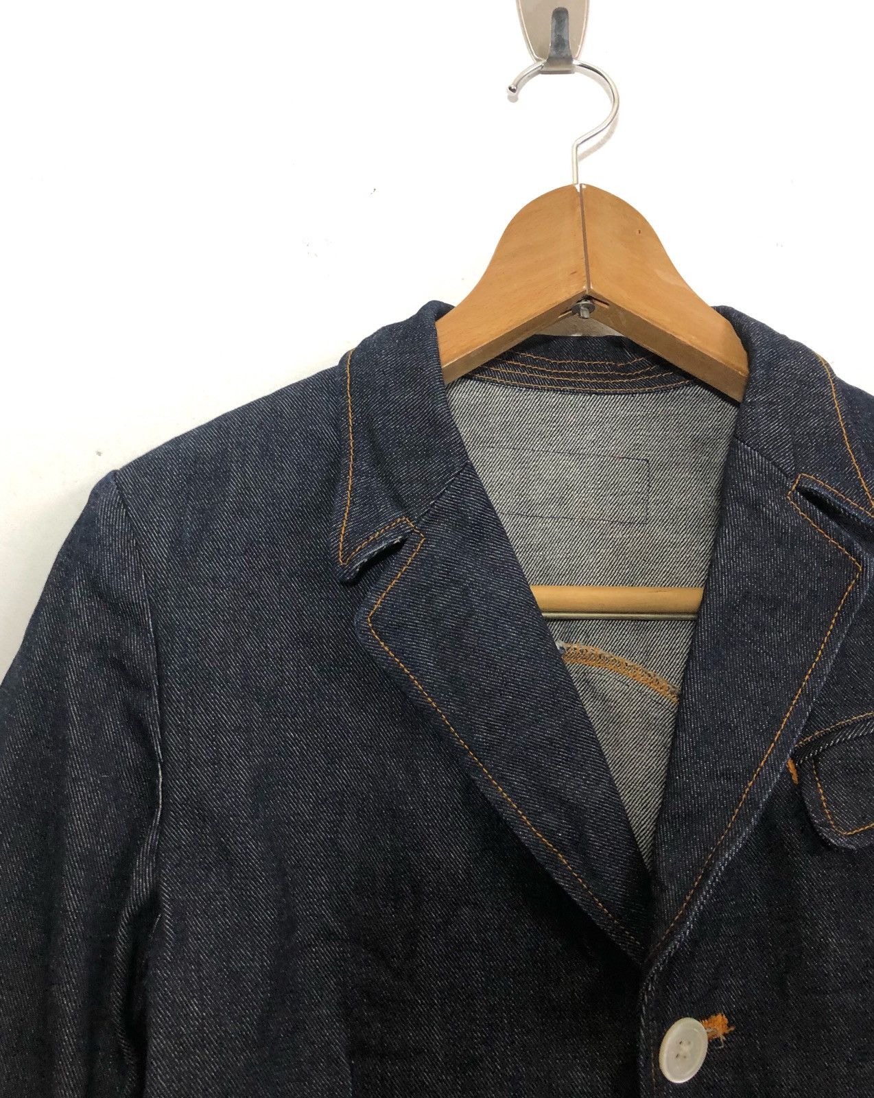 Japanese Brand Japanese Designer YOSHIHIRO NAGAO Denim Jacket Size US S / EU 44-46 / 1 - 2 Thumbnail