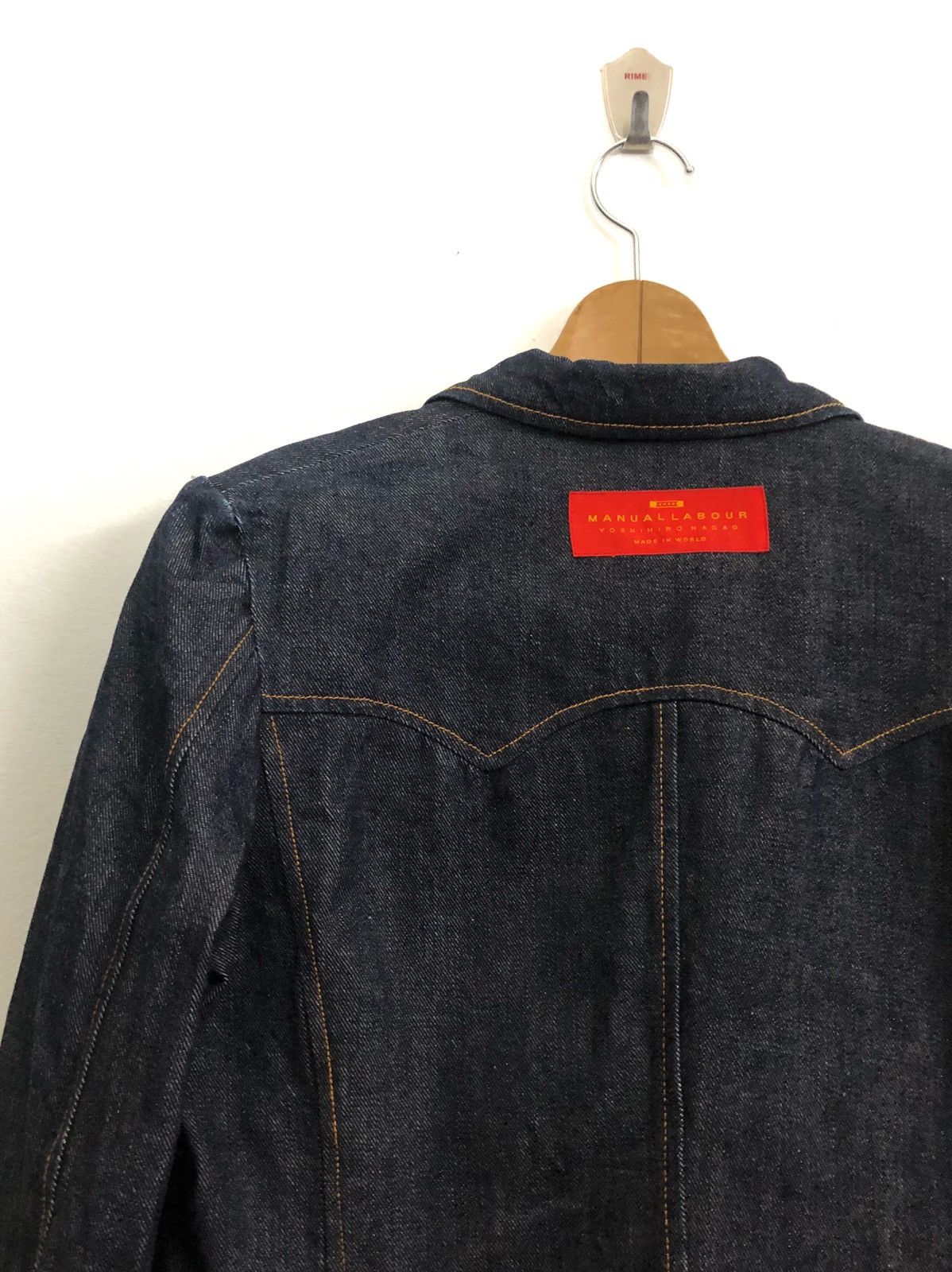 Japanese Brand Japanese Designer YOSHIHIRO NAGAO Denim Jacket Size US S / EU 44-46 / 1 - 4 Thumbnail