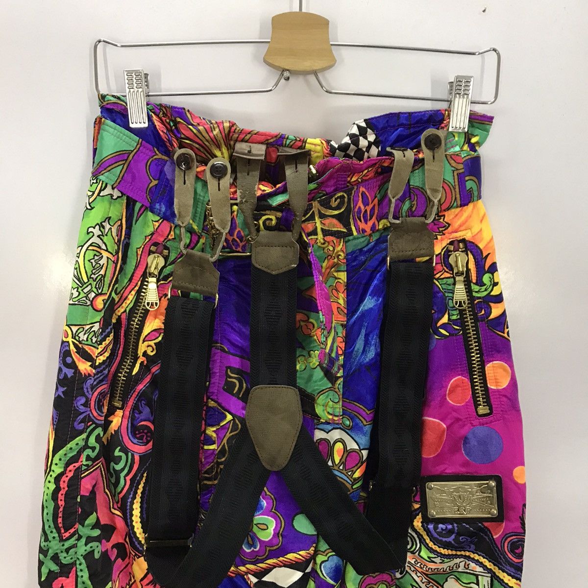 Ellesse ❌RARE❌Ellesse ski overall pant suspender Happy Perint Size US 30 / EU 46 - 2 Thumbnail