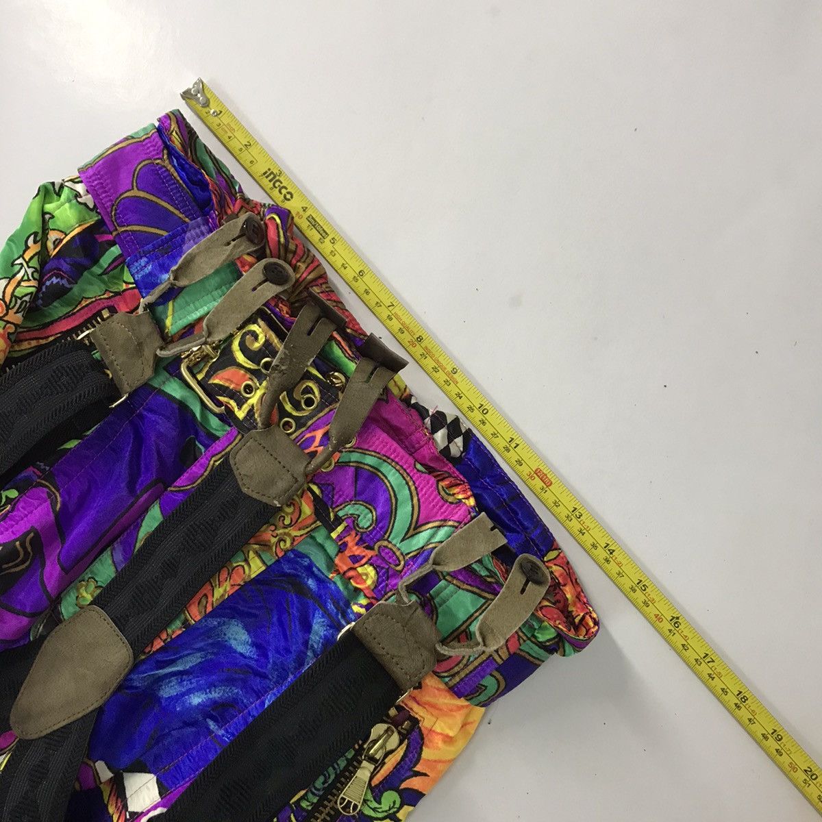 Ellesse ❌RARE❌Ellesse ski overall pant suspender Happy Perint Size US 30 / EU 46 - 13 Thumbnail
