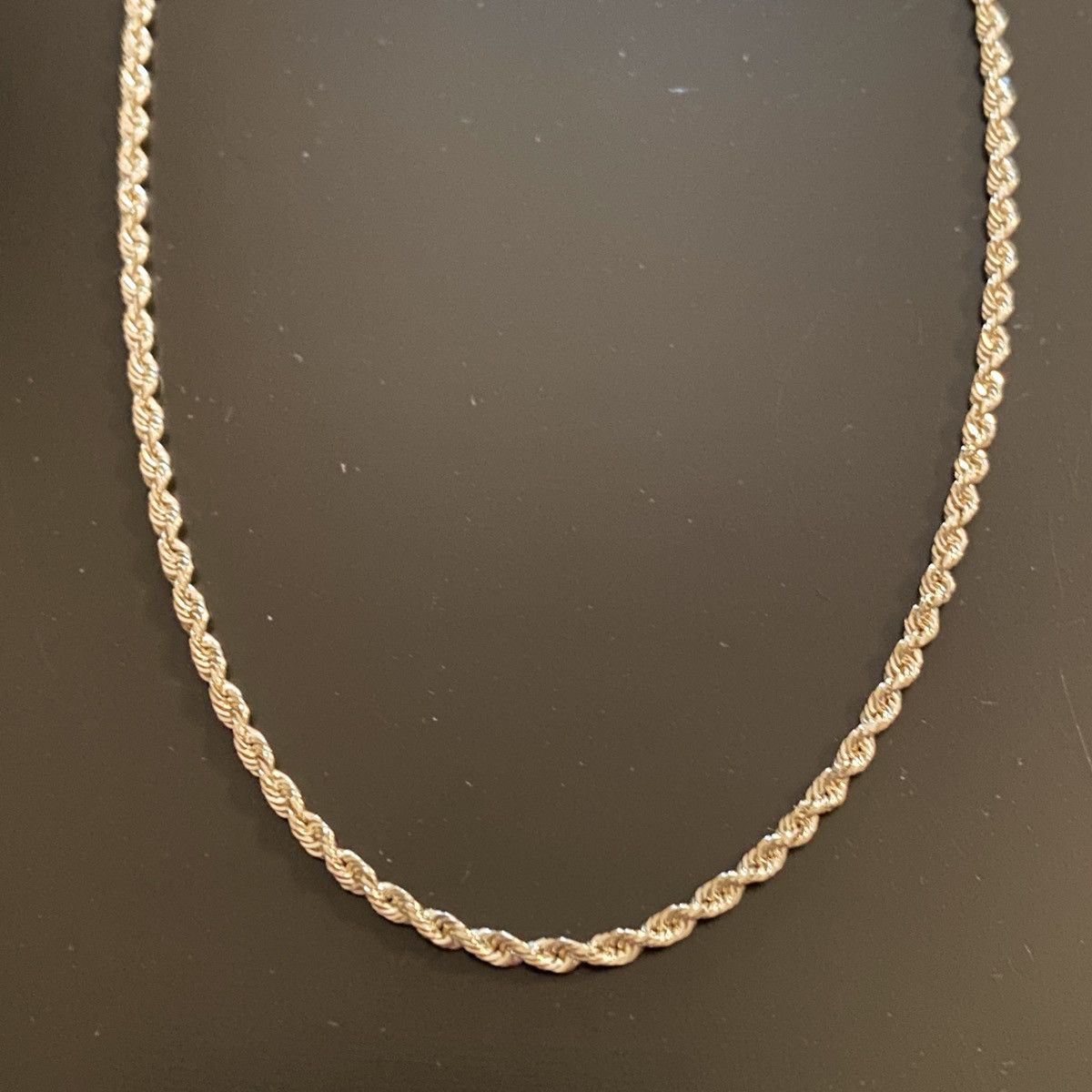 Other Gold Chain Real 10k Gold Diamond Cut Rope Chain 20in 3mm Size ONE SIZE - 3 Thumbnail