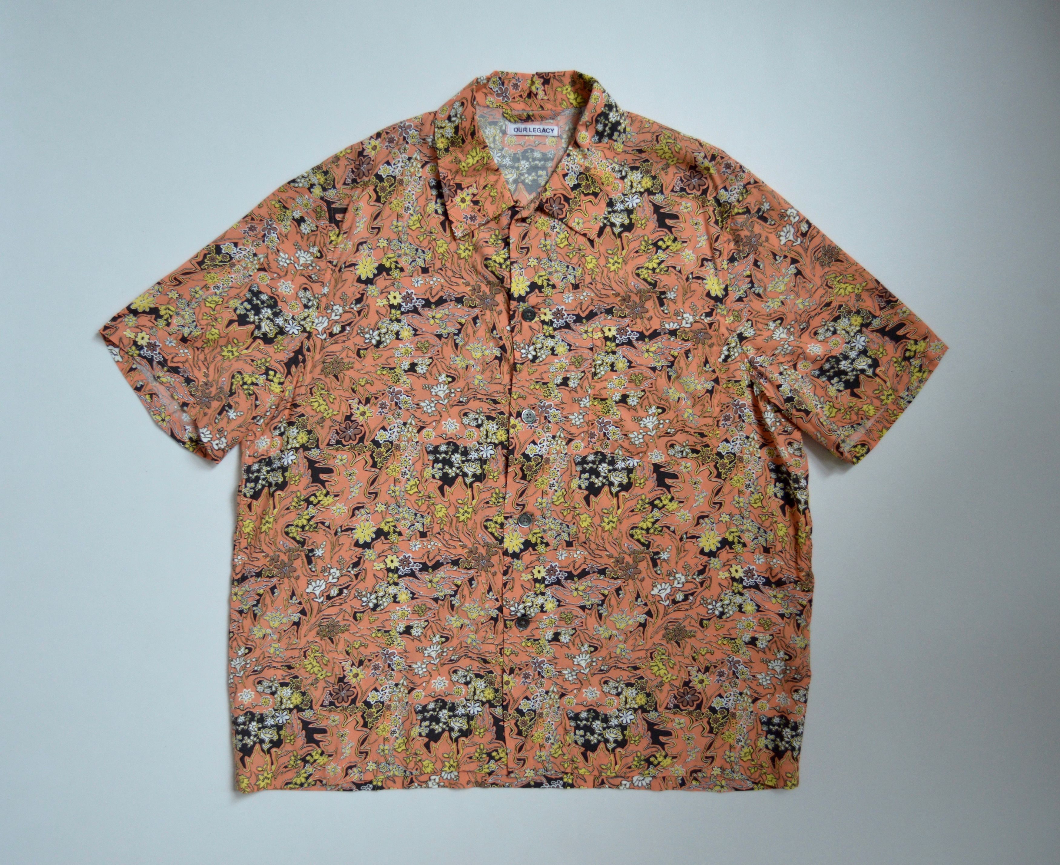 Our Legacy S/S 20 Psychedelic Floral Box Shirt | Grailed