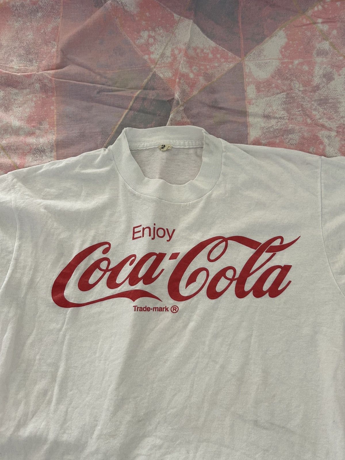Coca Cola × Vintage Vintage 1980s Coca Cola skater T-shirt Size US M / EU 48-50 / 2 - 2 Thumbnail
