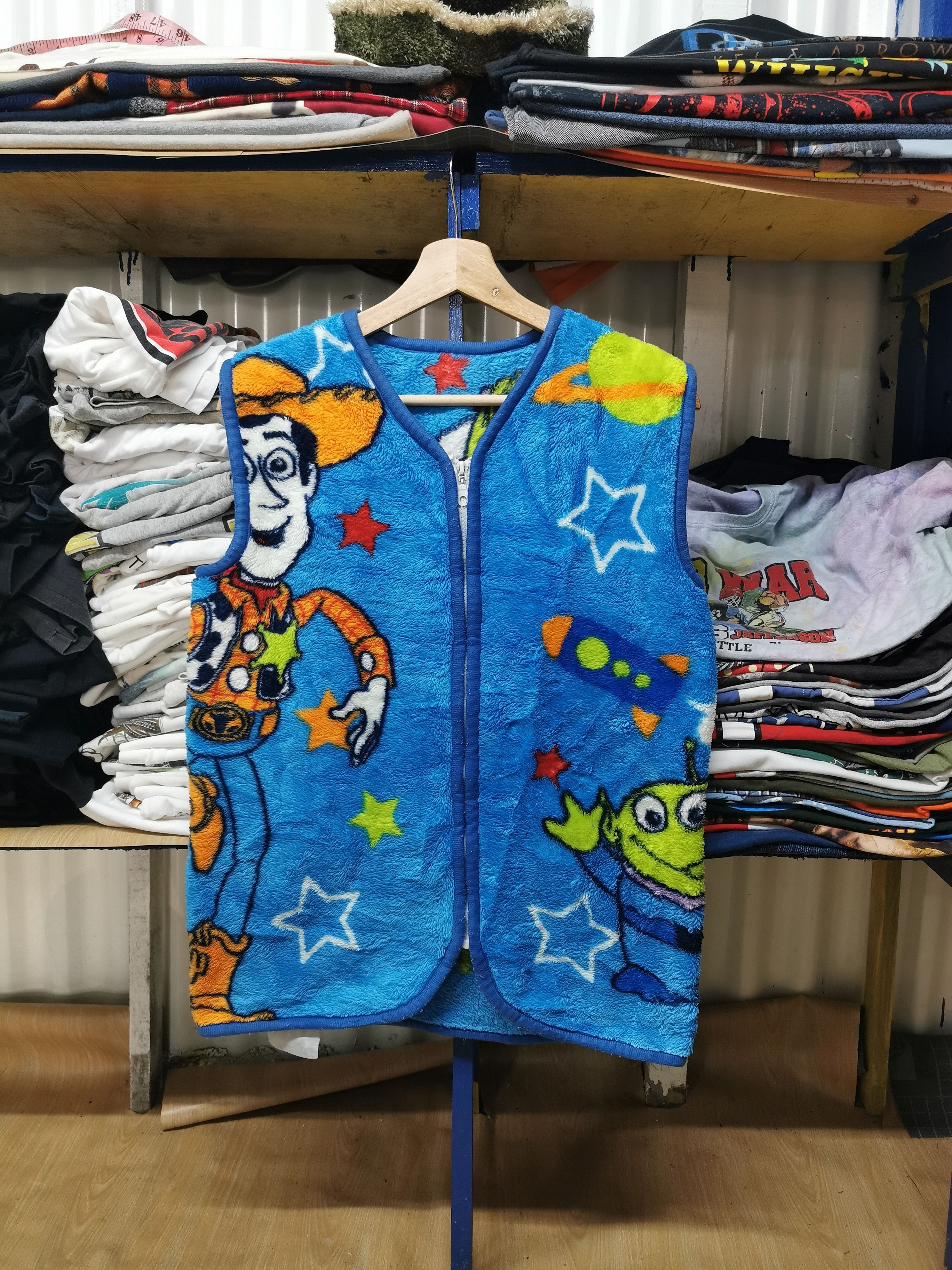 Cartoon Network Vintage TOY STORY Fleece Sherp vest Size US M / EU 48-50 / 2 - 4 Thumbnail