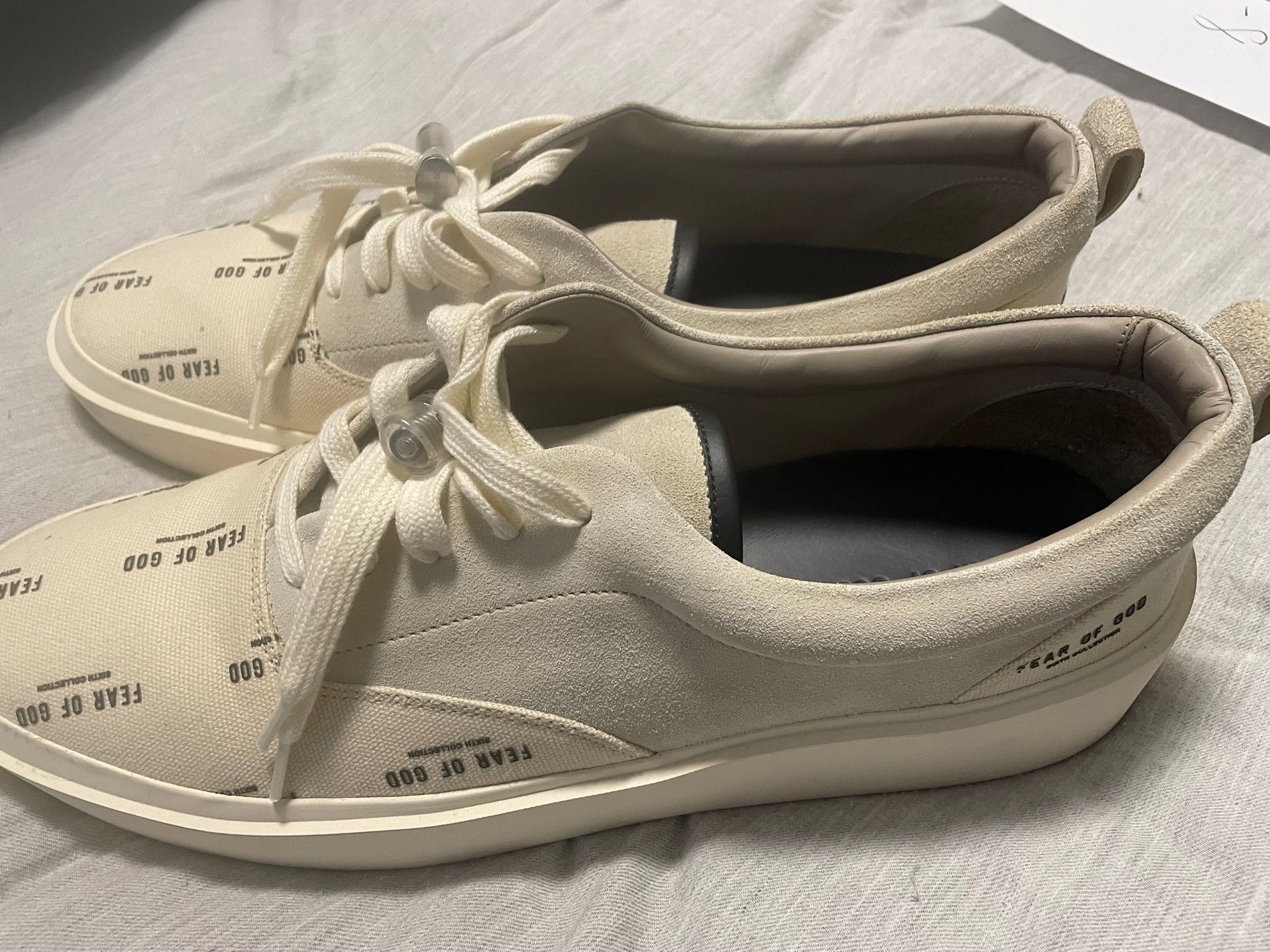 Fear of God BONE CREAM FEAR GOD PRINT Size US 12 / EU 45 - 4 Thumbnail