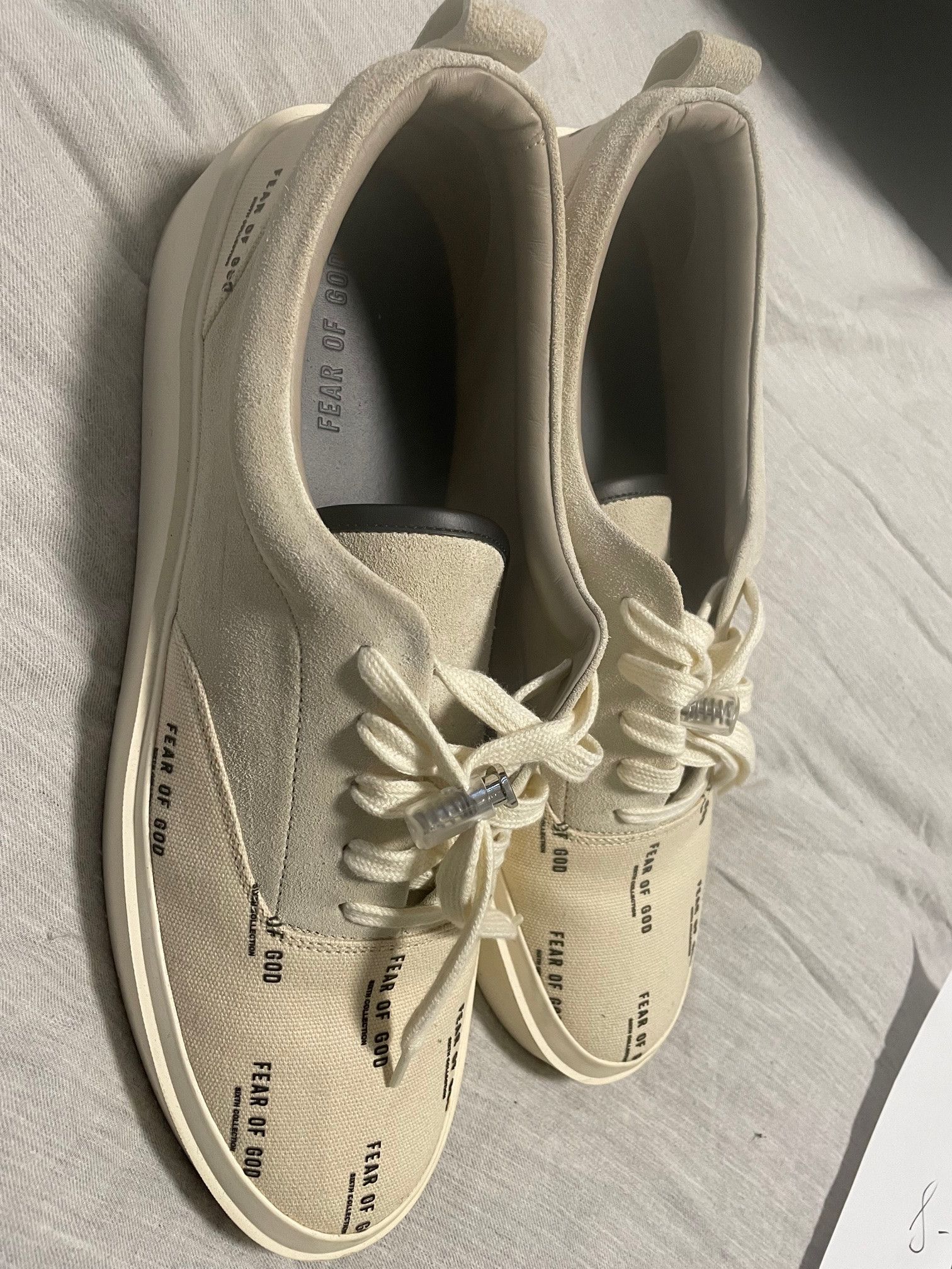 Fear of God BONE CREAM FEAR GOD PRINT Size US 12 / EU 45 - 2 Thumbnail