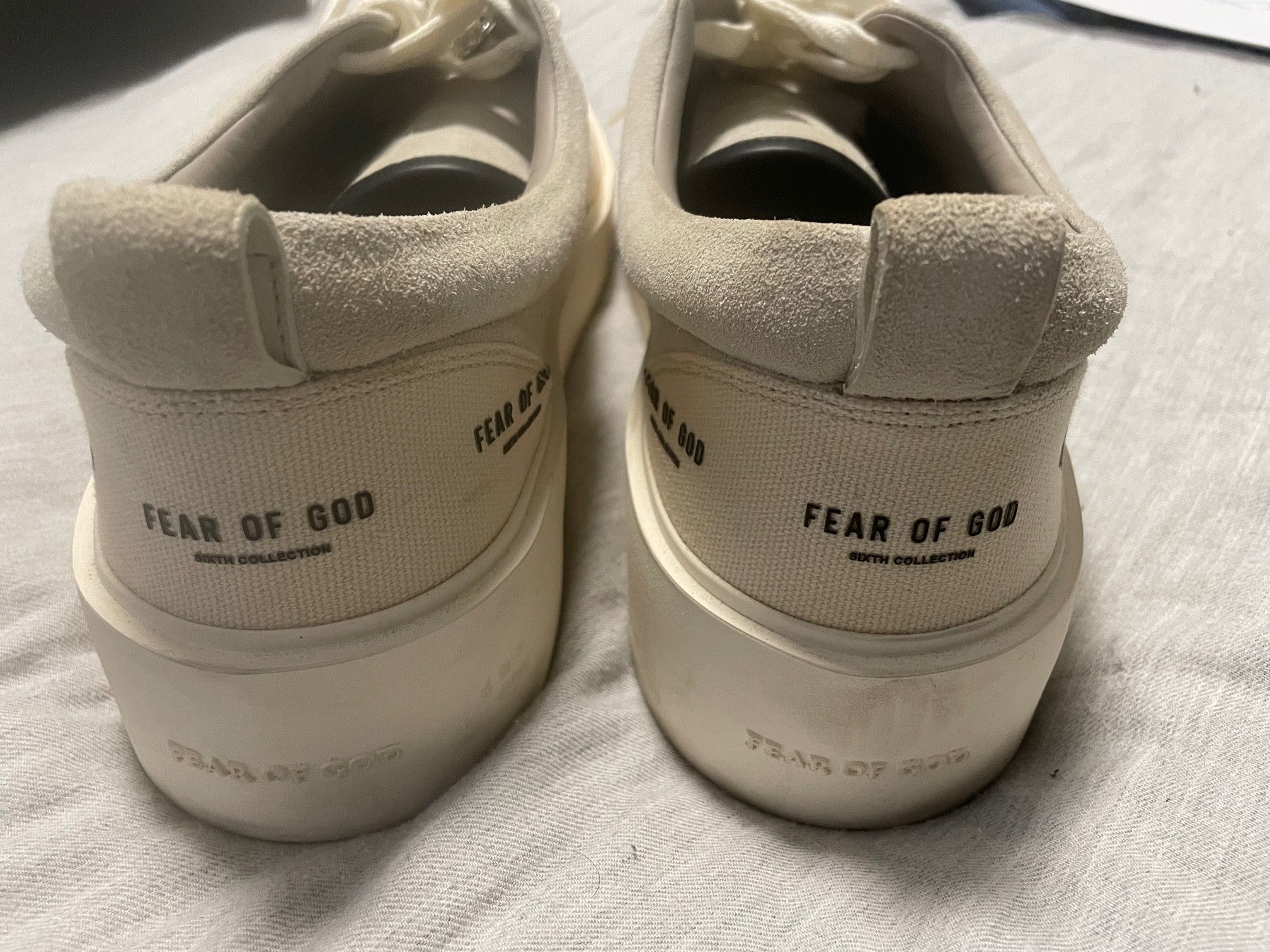Fear of God BONE CREAM FEAR GOD PRINT Size US 12 / EU 45 - 3 Thumbnail
