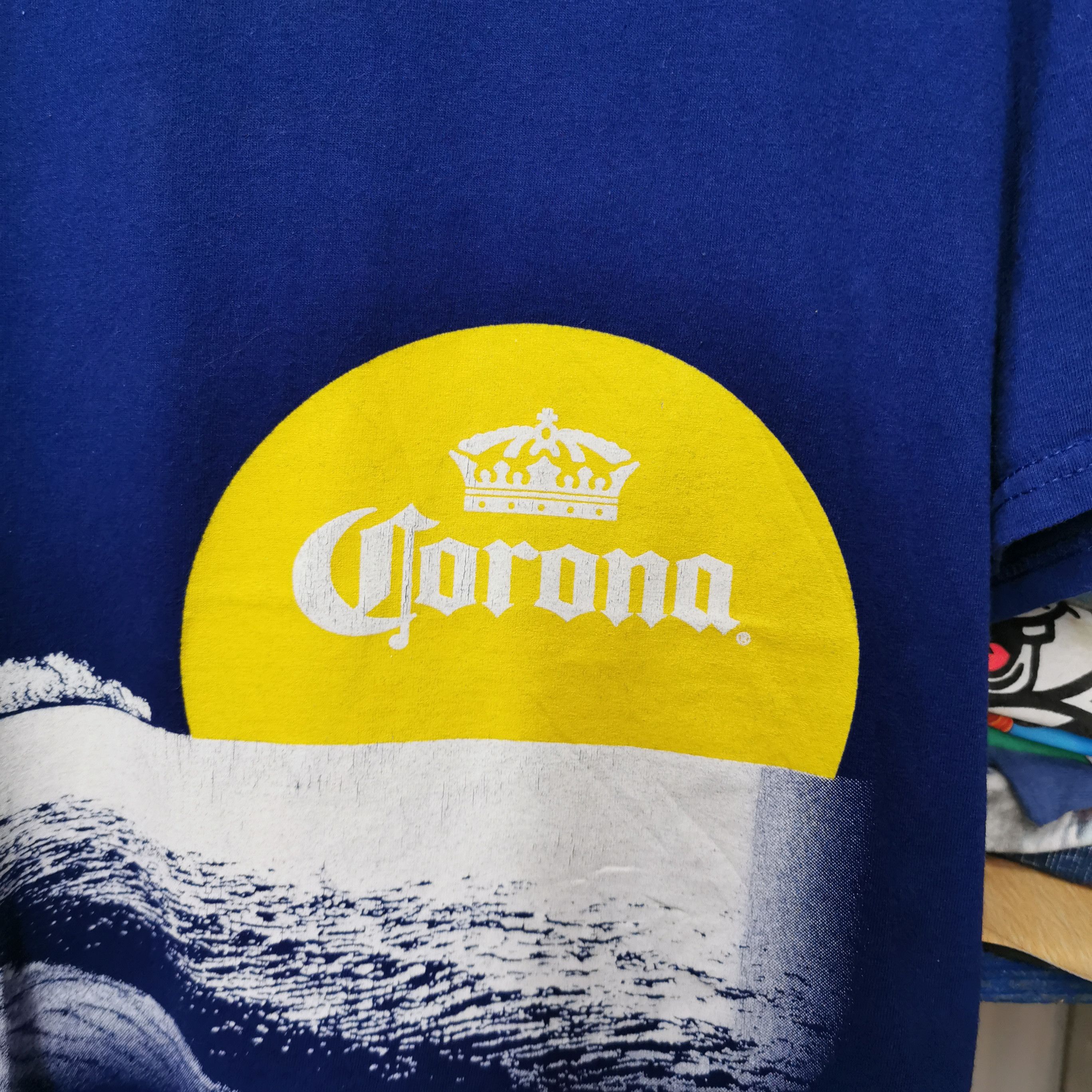 Fruit Of The Loom × Vintage Vintage tee corona beach t-shirt Size US L / EU 52-54 / 3 - 5 Thumbnail