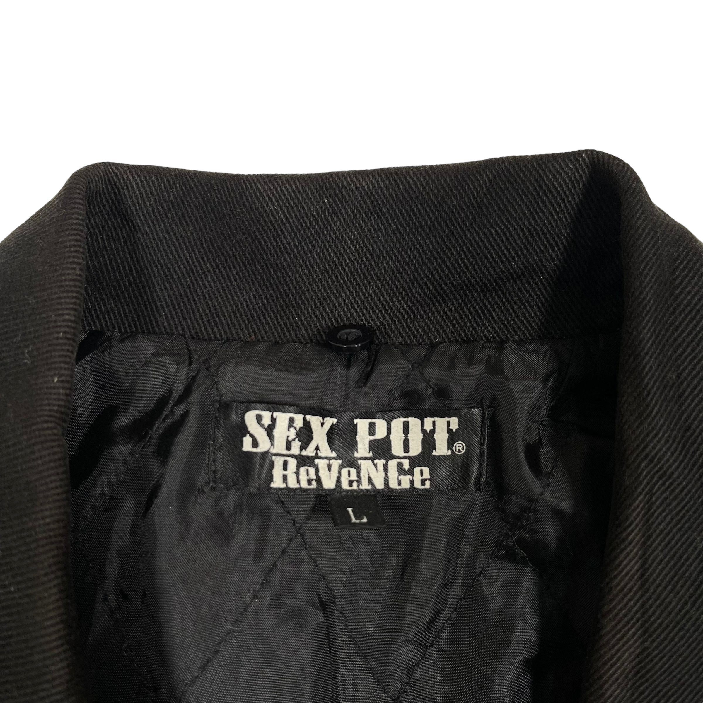 Japanese Brand × Seditionaries Sex Pot Revenge Punk Sun Faded Biker Jacket Size US L / EU 52-54 / 3 - 7 Thumbnail