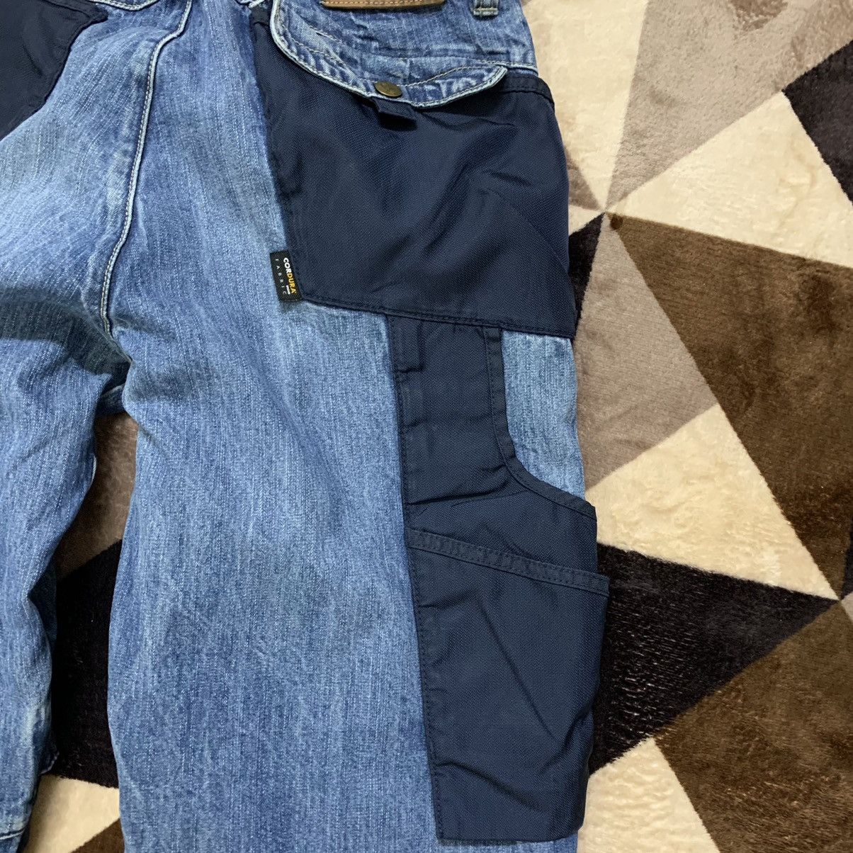 Vintage VINTAGE ENGELBERT STRAUSS WORKWEAR DENIM CORDURA PANT Size US 35 - 15 Thumbnail