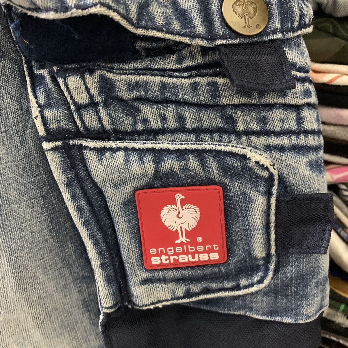 Vintage VINTAGE ENGELBERT STRAUSS WORKWEAR DENIM CORDURA PANT Size US 35 - 4 Thumbnail