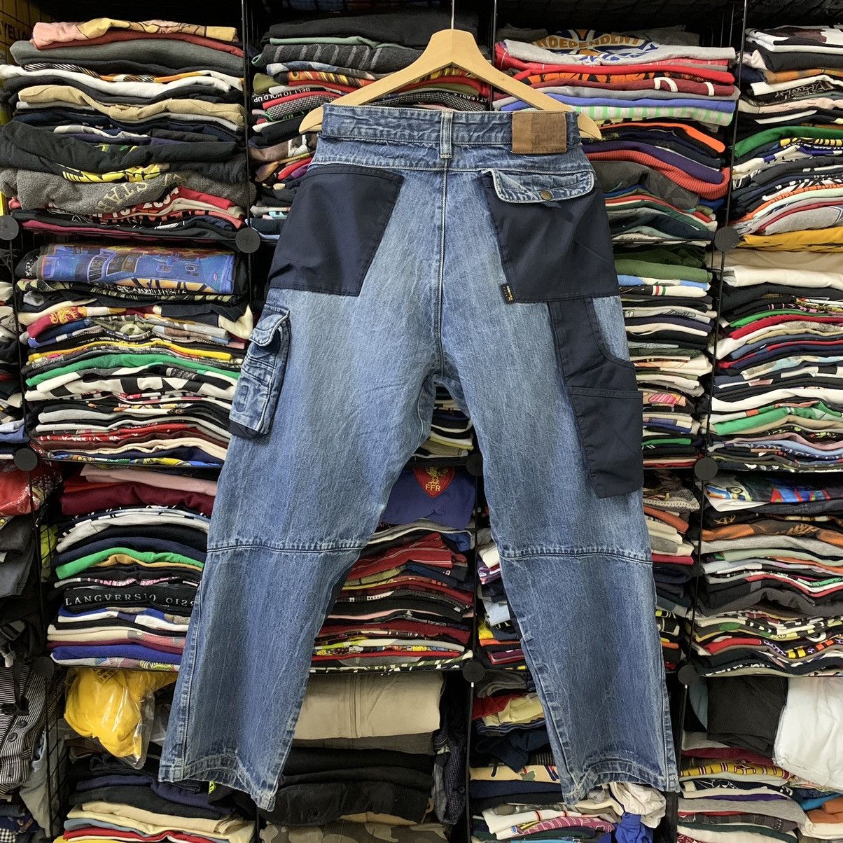 Vintage VINTAGE ENGELBERT STRAUSS WORKWEAR DENIM CORDURA PANT Size US 35 - 2 Thumbnail