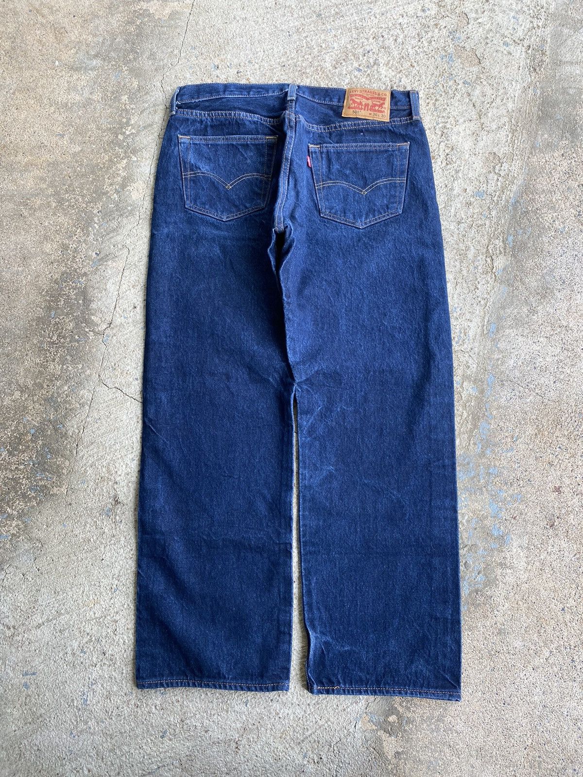 Vintage Y2K Crazy Levi’s 501 Blue Jeans