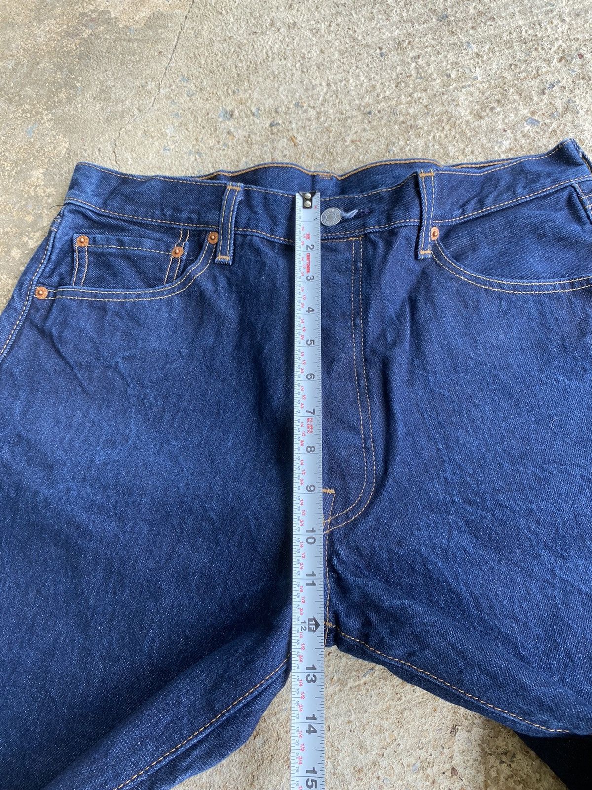 Levi's × Vintage Vintage Y2K Crazy Levi’s 501 Blue Jeans Size US 34 / EU 50 - 14 Thumbnail