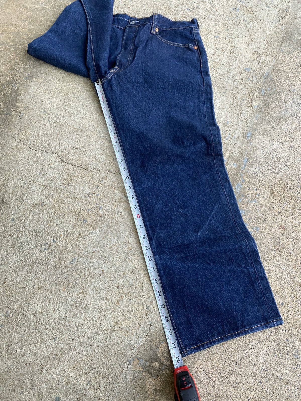 Levi's × Vintage Vintage Y2K Crazy Levi’s 501 Blue Jeans Size US 34 / EU 50 - 16 Thumbnail