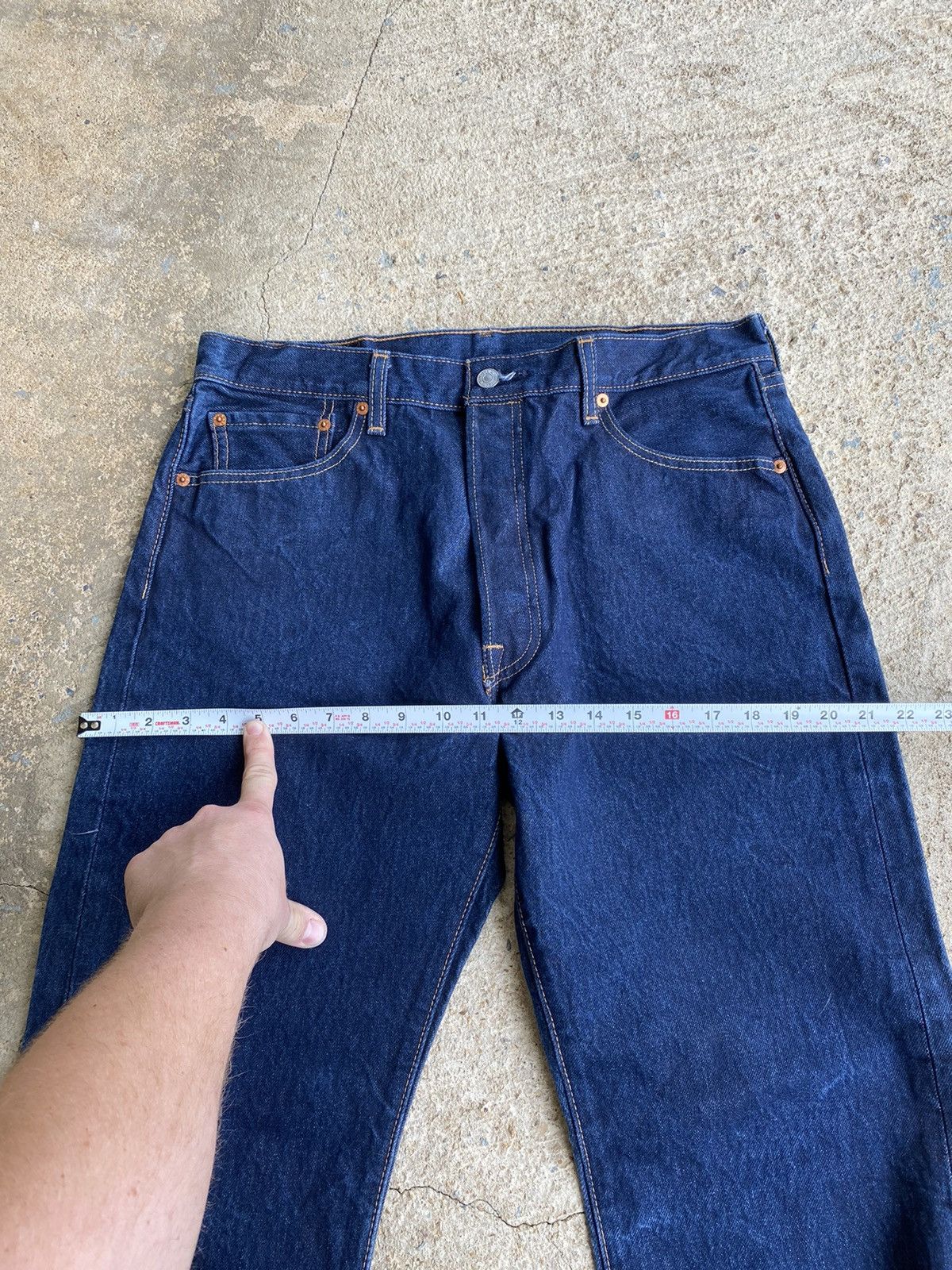 Levi's × Vintage Vintage Y2K Crazy Levi’s 501 Blue Jeans Size US 34 / EU 50 - 13 Thumbnail