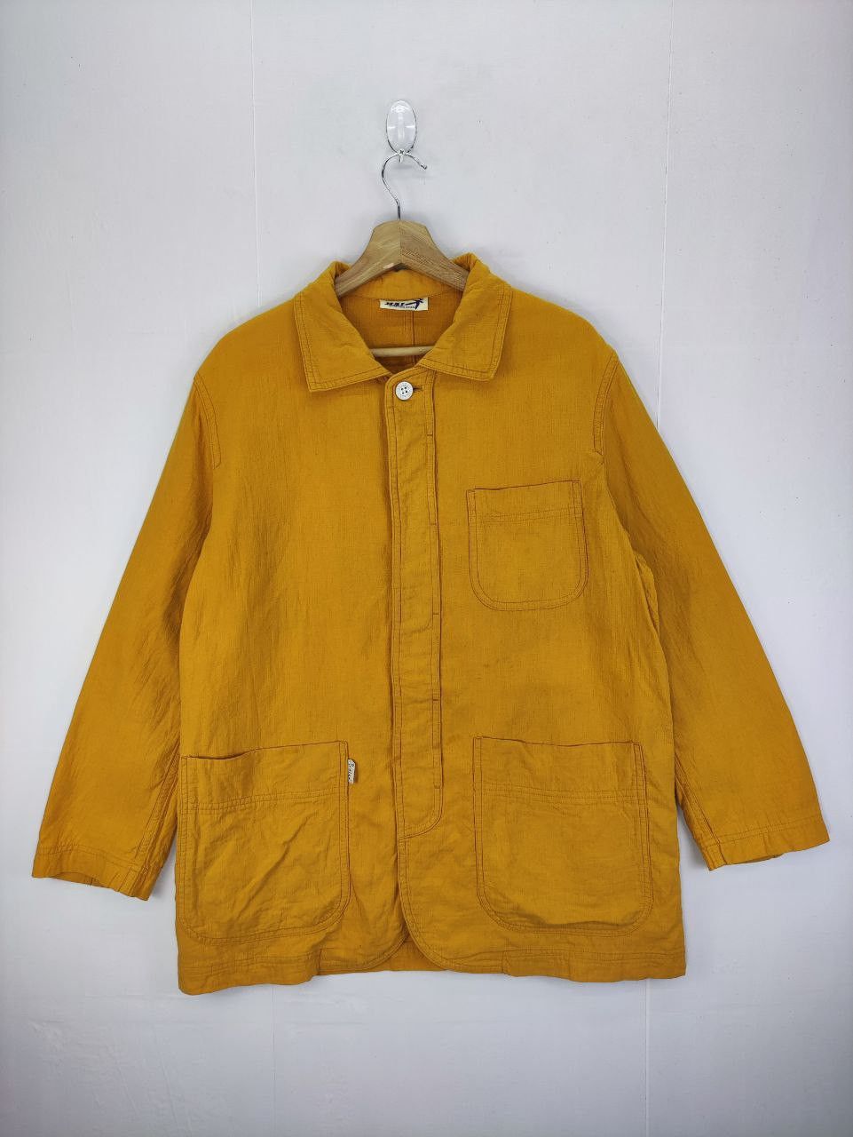Hai Sporting Gear × Issey Miyake × Vintage Vintage 90s Hai Sporting Gear Worker Jacket Size US L / EU 52-54 / 3 - 1 Thumbnail