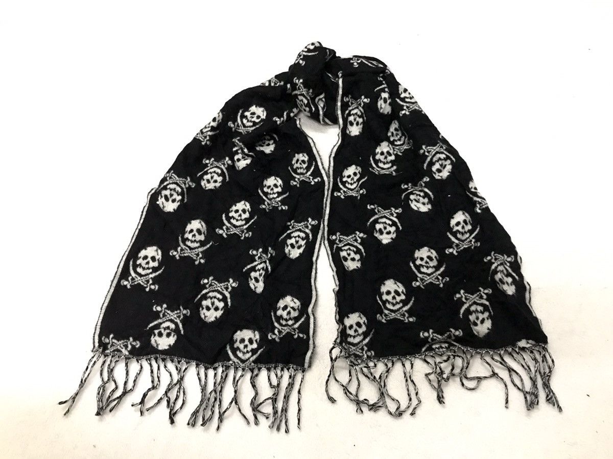 Japanese Brand × Other Japanese Brand Skulls Design Scarf Size ONE SIZE - 4 Thumbnail