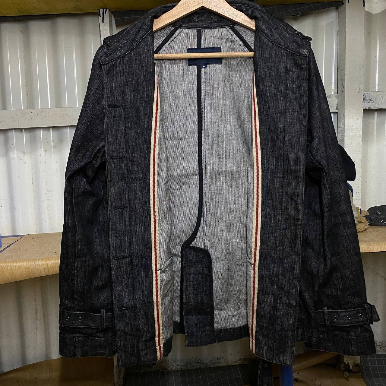 Burberry Burberry belt Denim Jacket Size US S / EU 44-46 / 1 - 12 Thumbnail
