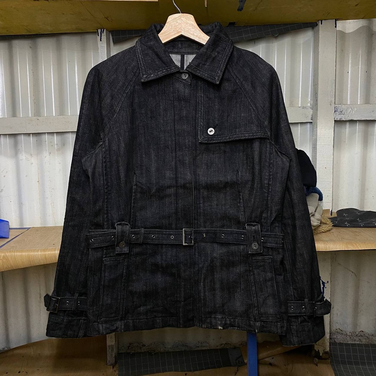 Burberry Burberry belt Denim Jacket Size US S / EU 44-46 / 1 - 1 Thumbnail
