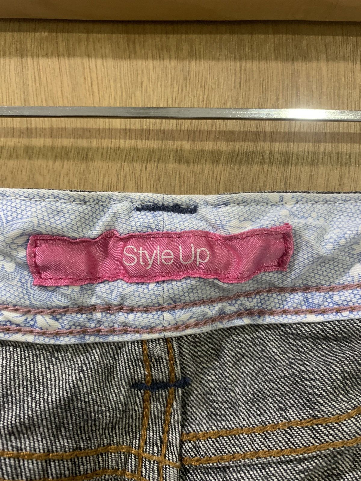 Designer × Japanese Brand × Uniqlo UNIQLO STYLE UP Women Flared Bootcut Stonewash Denim Jeans Size 32" / US 10 / IT 46 - 16 Thumbnail